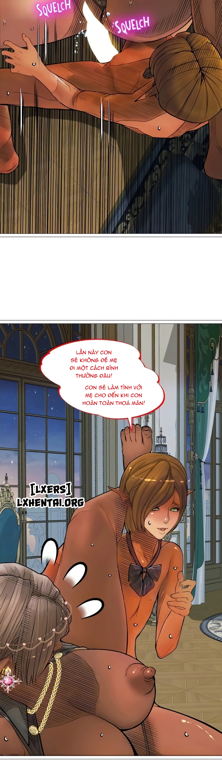 Đọc truyện hentai Nữ Hoàng Dark Elf Và Nô Lệ Orc - Chap 26