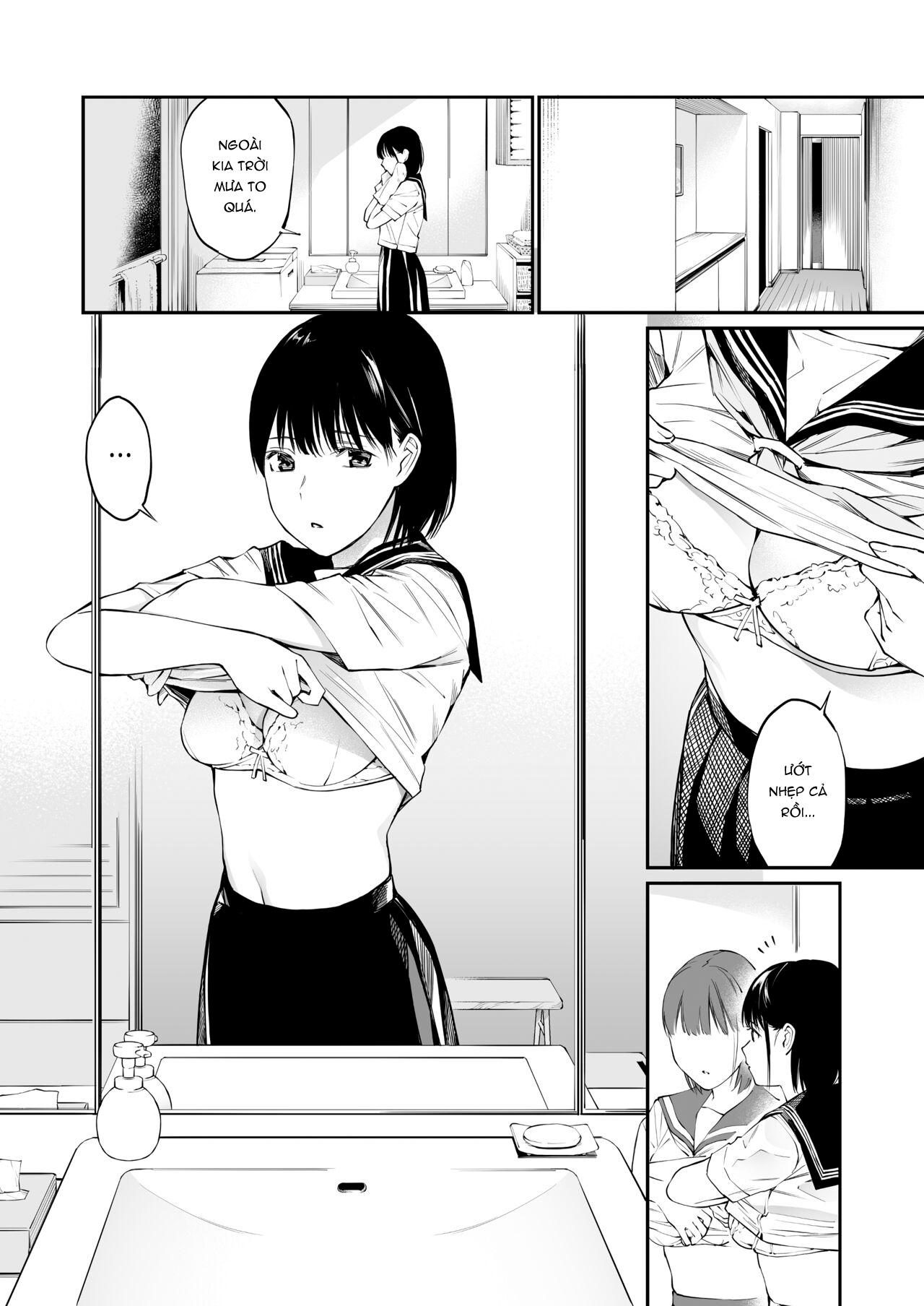 Đọc truyện hentai Tôi lõa thể trong chiều mưa - Oneshot nuột
