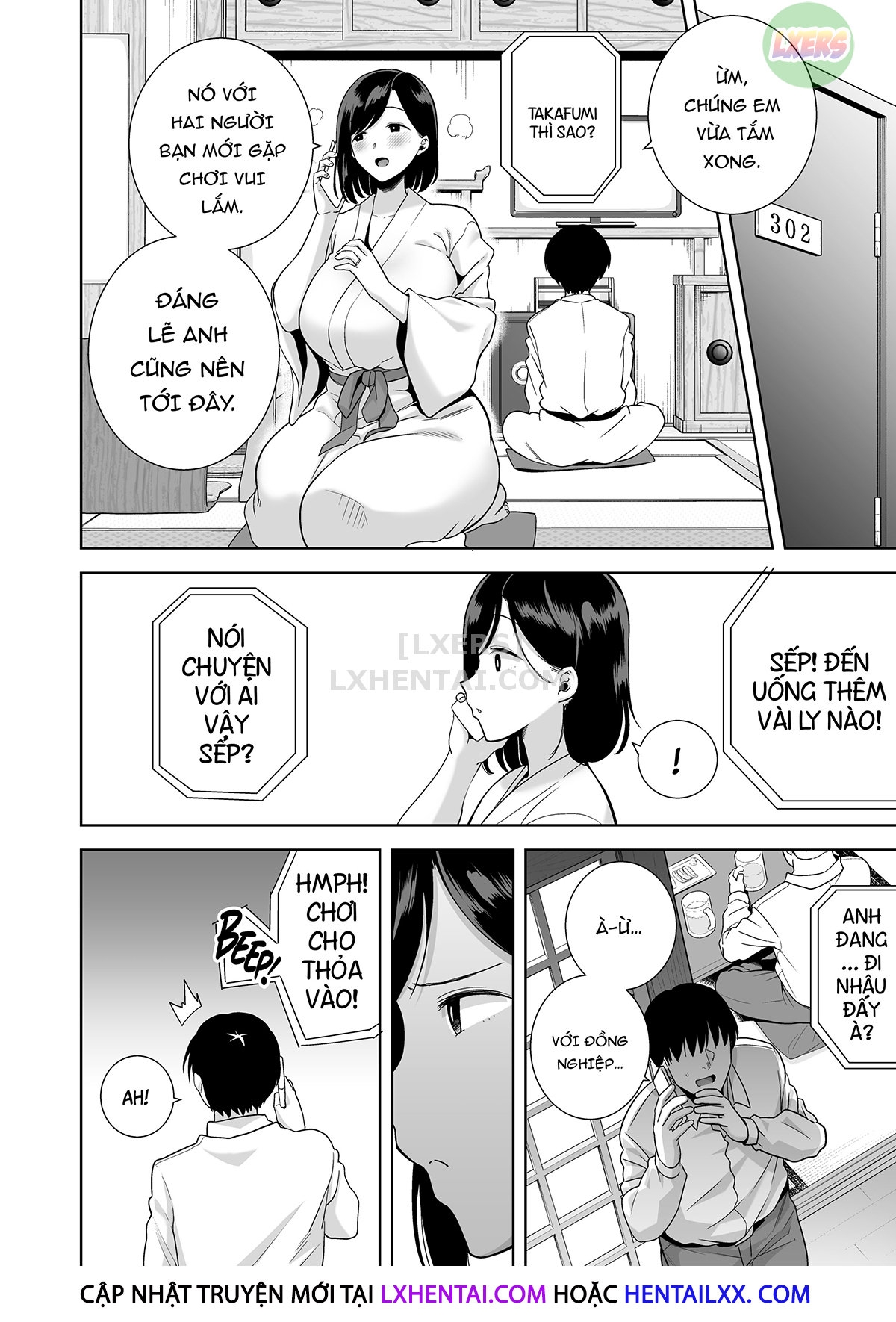 Đọc truyện hentai Natsuzuma ~Natsu, Ryokan, Nanpa Otoko-Tachi Ni Ochita Tsuma~ - Chap 1 - Không che