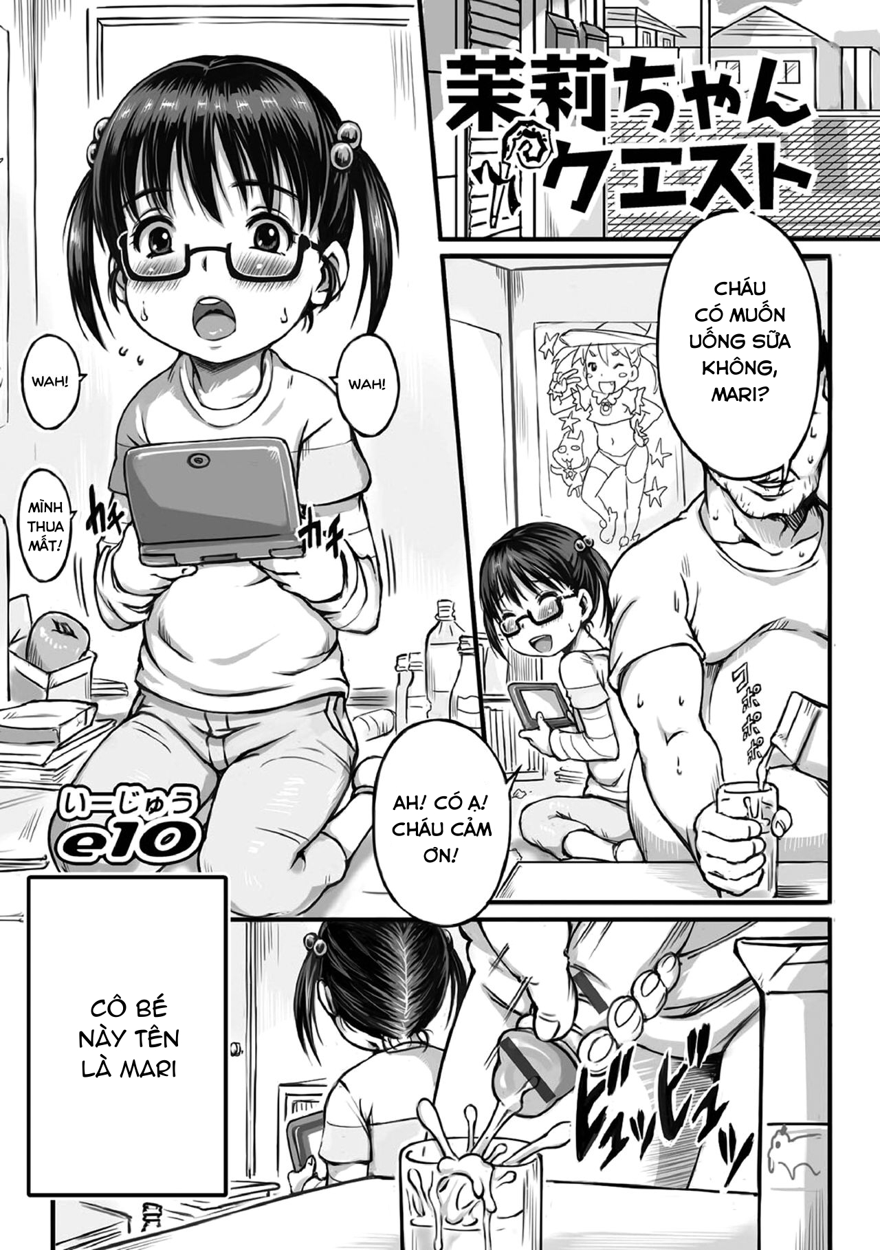 Đọc truyện hentai Force Fucking a Timid Glasses Wearing Loli With My Big Cock - Chap 4