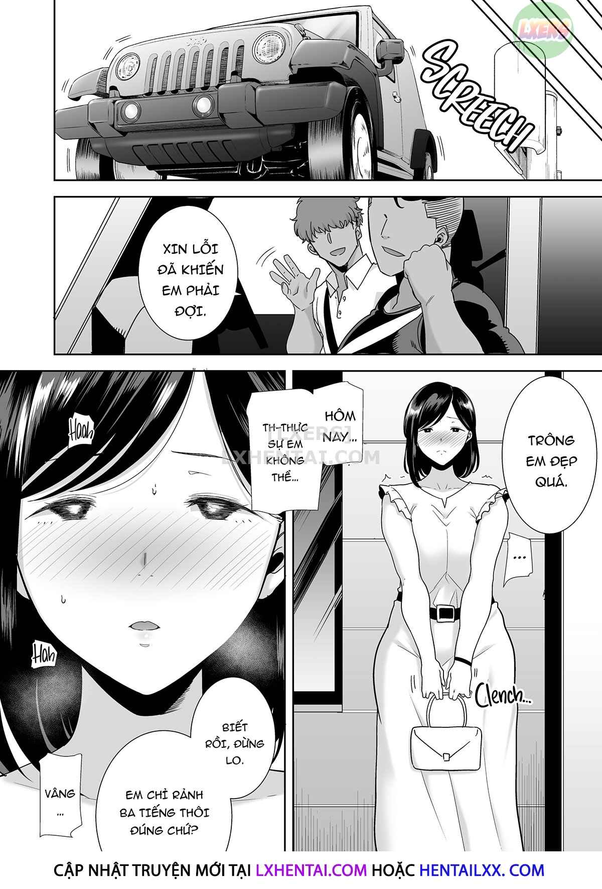 Đọc truyện hentai Natsuzuma ~Natsu, Ryokan, Nanpa Otoko-Tachi Ni Ochita Tsuma~ - Chap 2 - Không che