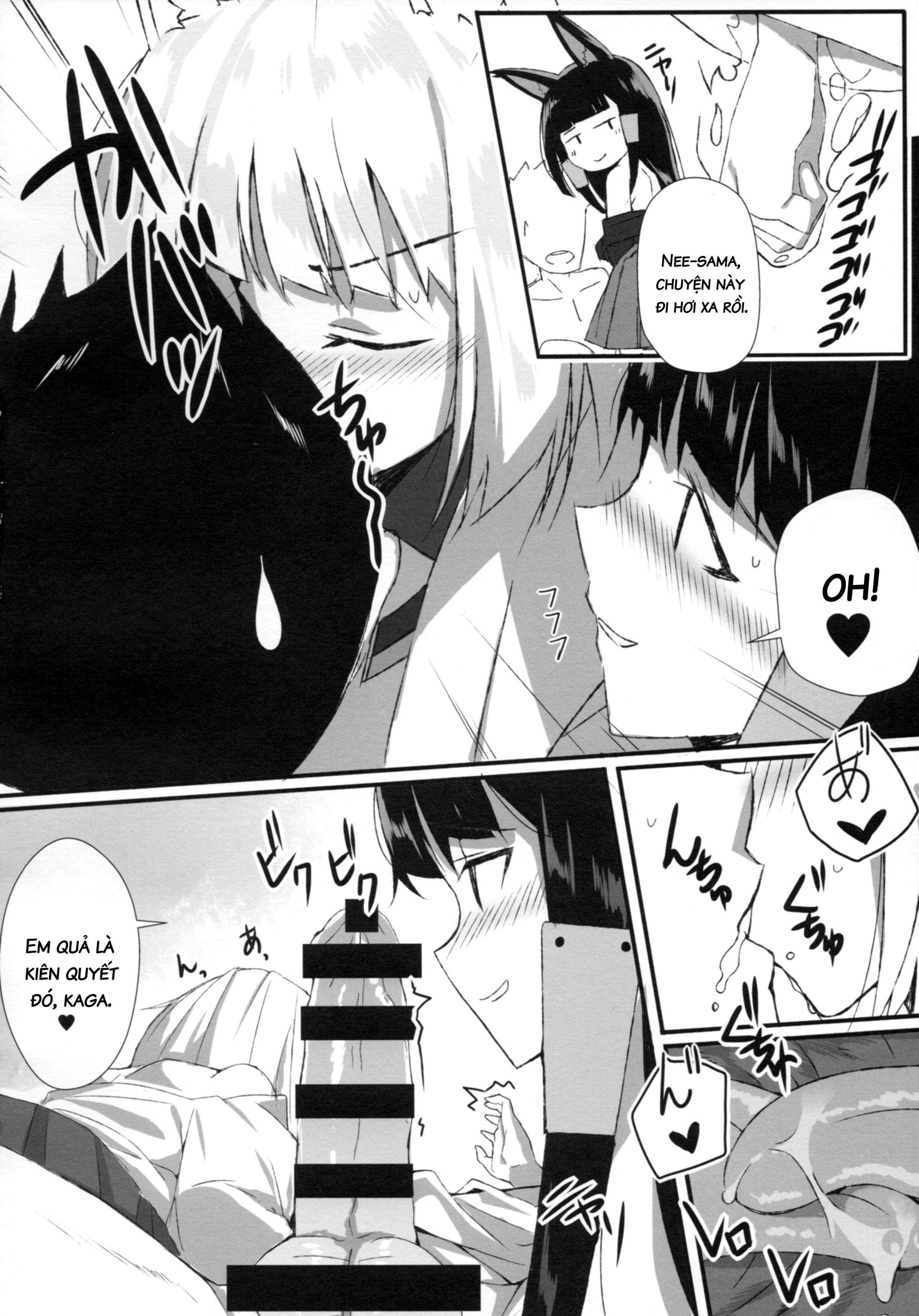 Đọc truyện hentai The Sakura Empire's Crimson and White Affair (Azur Lane) - Oneshot