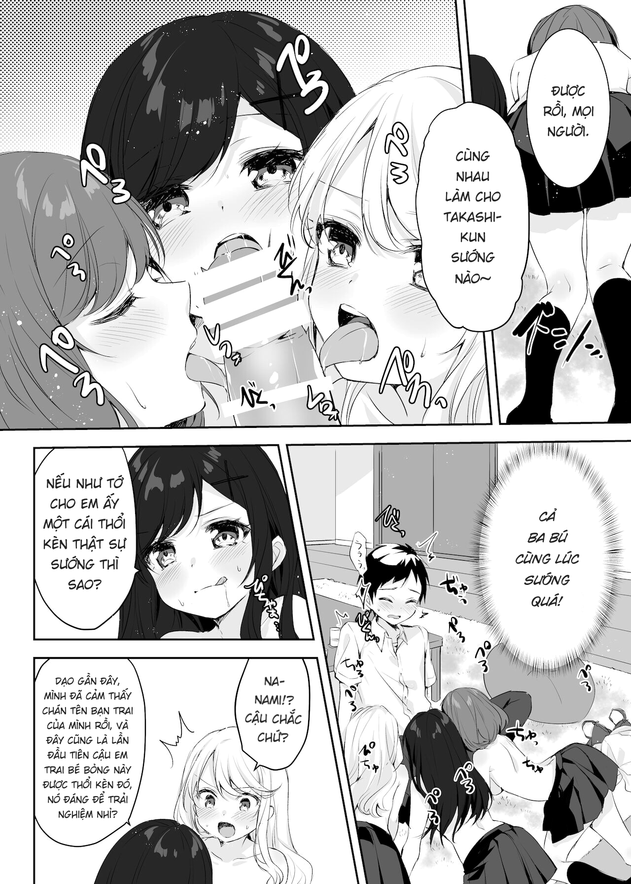 Đọc truyện hentai Họ tỉnh giấc khi tôi đang cố hiếp chị gái và bạn của bà ấy trong khi họ đang ngủ. - Oneshot