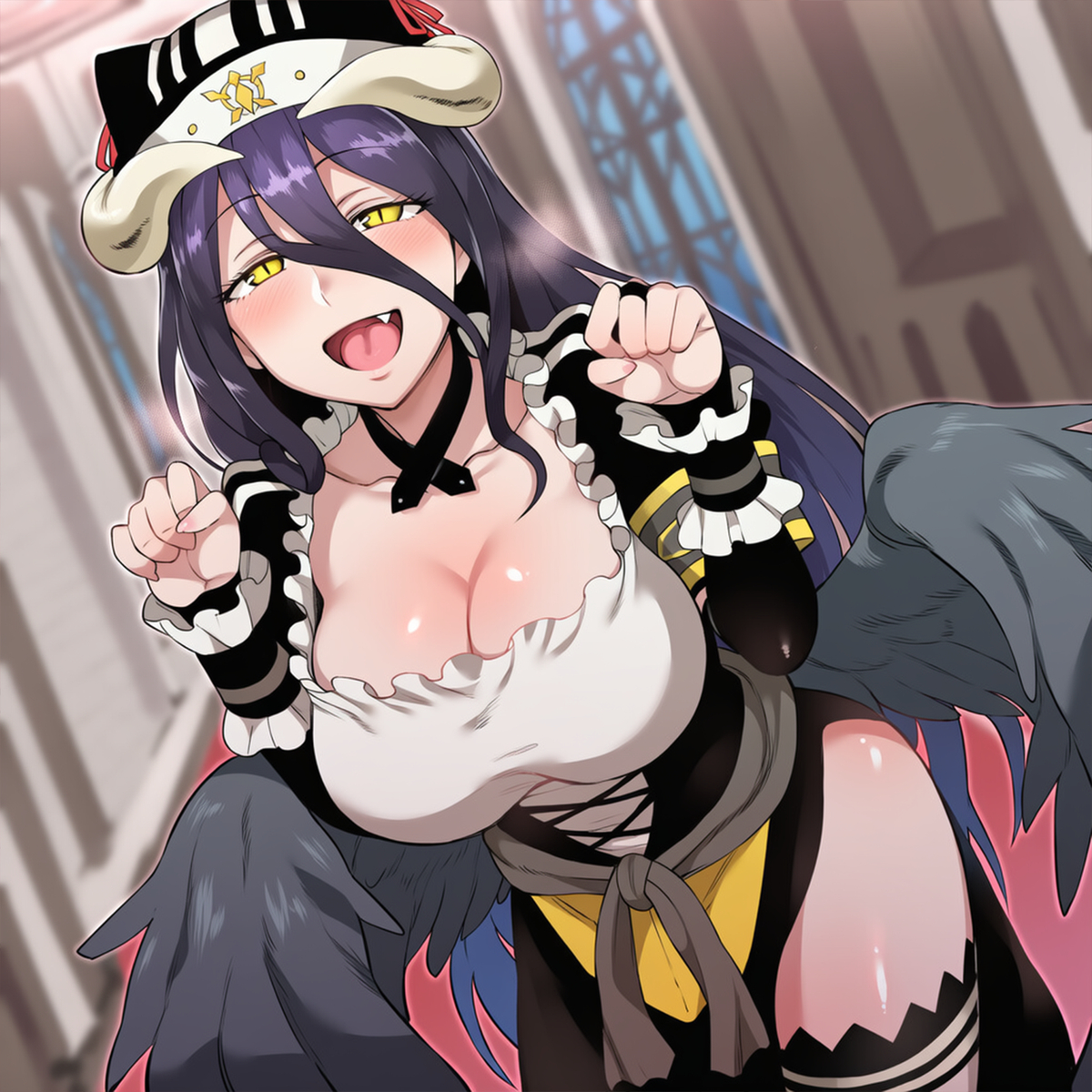 Đọc truyện hentai Tuyển tập Albums Art hentai - Chap 802 - Albedo Vs Demiurge