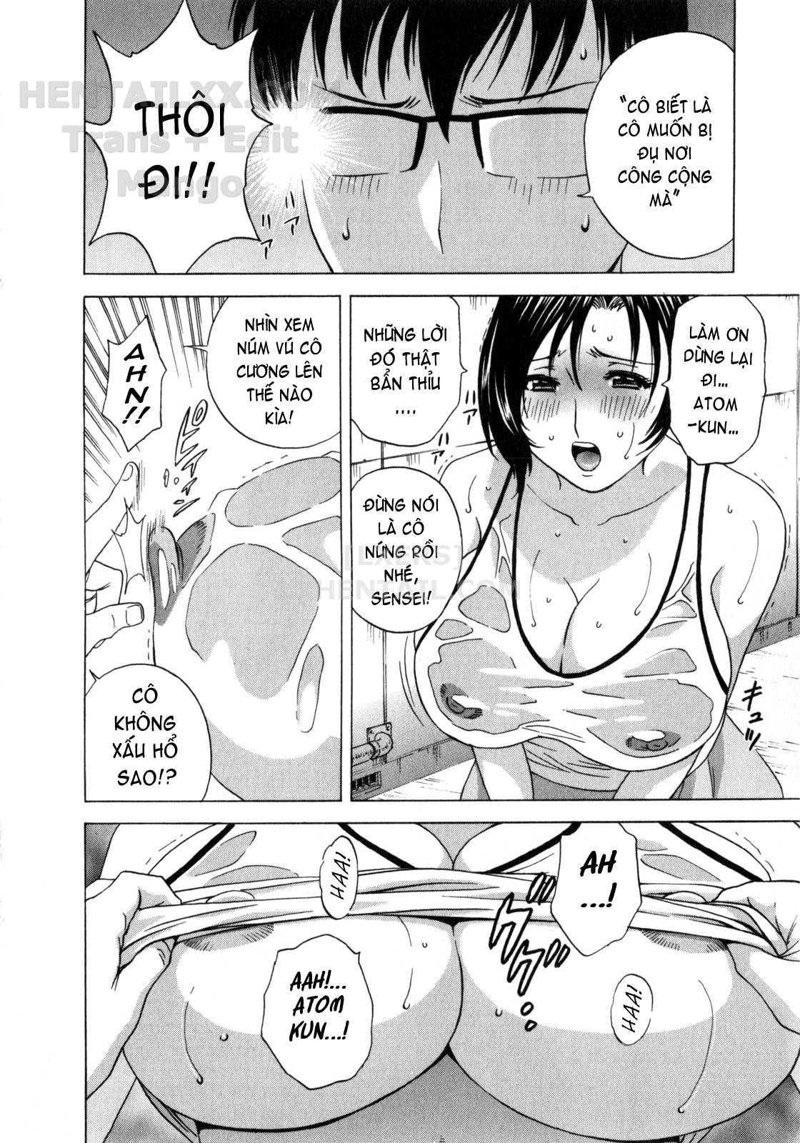 Đọc truyện hentai Life With Married Women Just Like A Manga - Chap 8