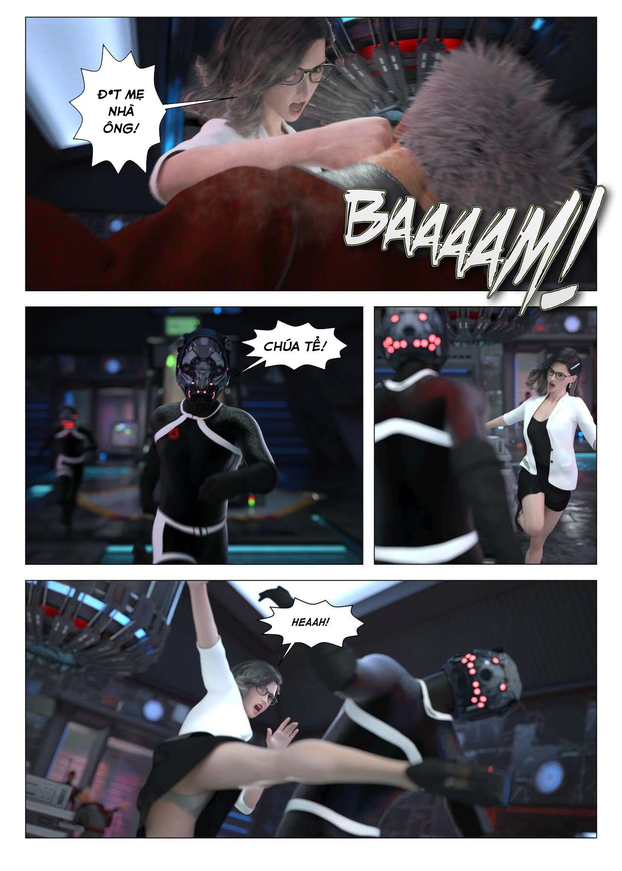 Đọc truyện hentai Siêu nhân thời loạn lạc - Chap 4 - End Chapter 1