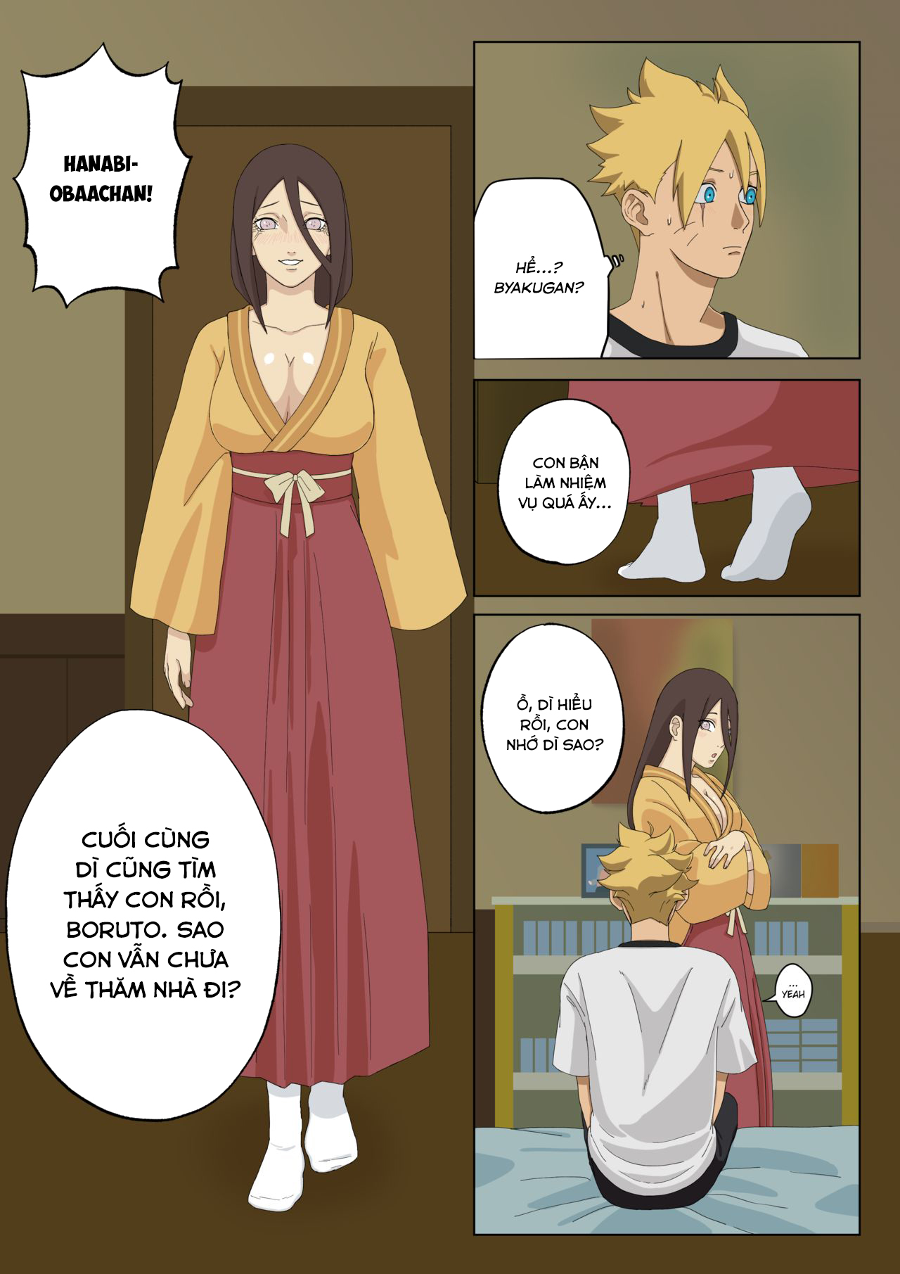 Đọc truyện hentai Boruto: The Way of Pervert Ninja - Chap 1: Hanabi Hyuuga
