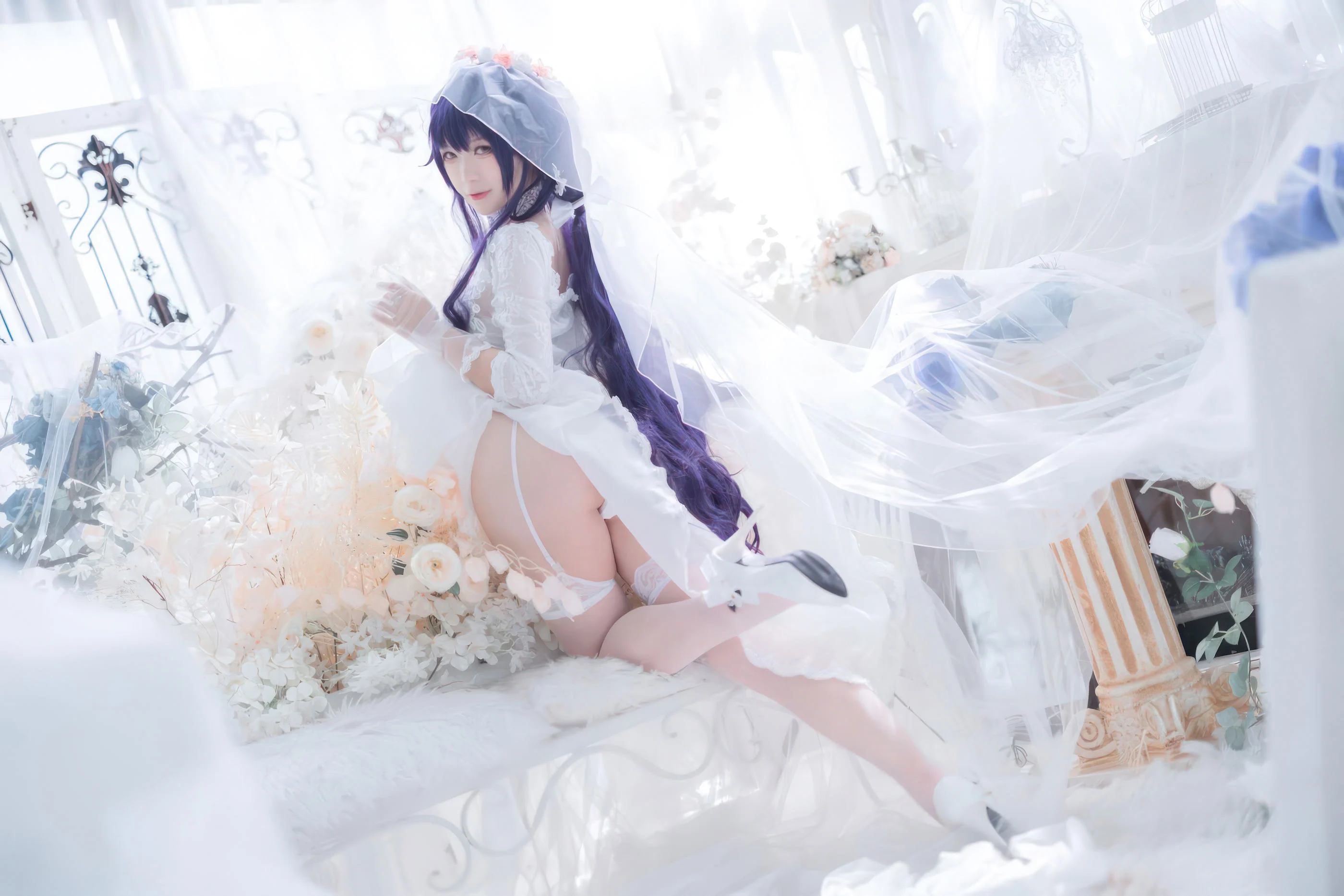 Đọc truyện hentai Tuyển tập Albums siêu phẩm Cosplay - Chap 1414 - Sakura-chan w Azur Lane Azuma no Hanayome