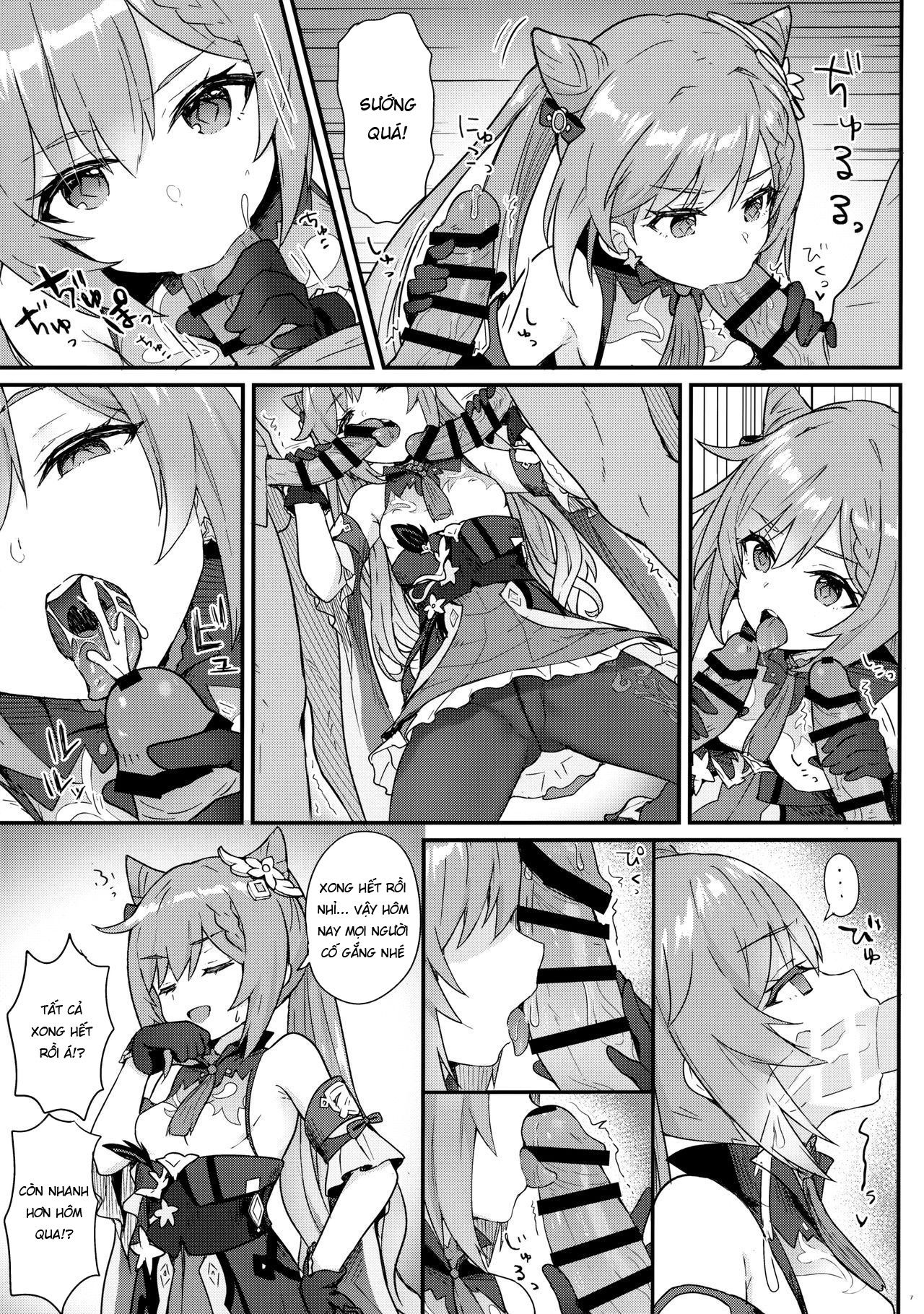 Đọc truyện hentai Keqing-chan Efficiently Works Her Subordinates - Oneshot