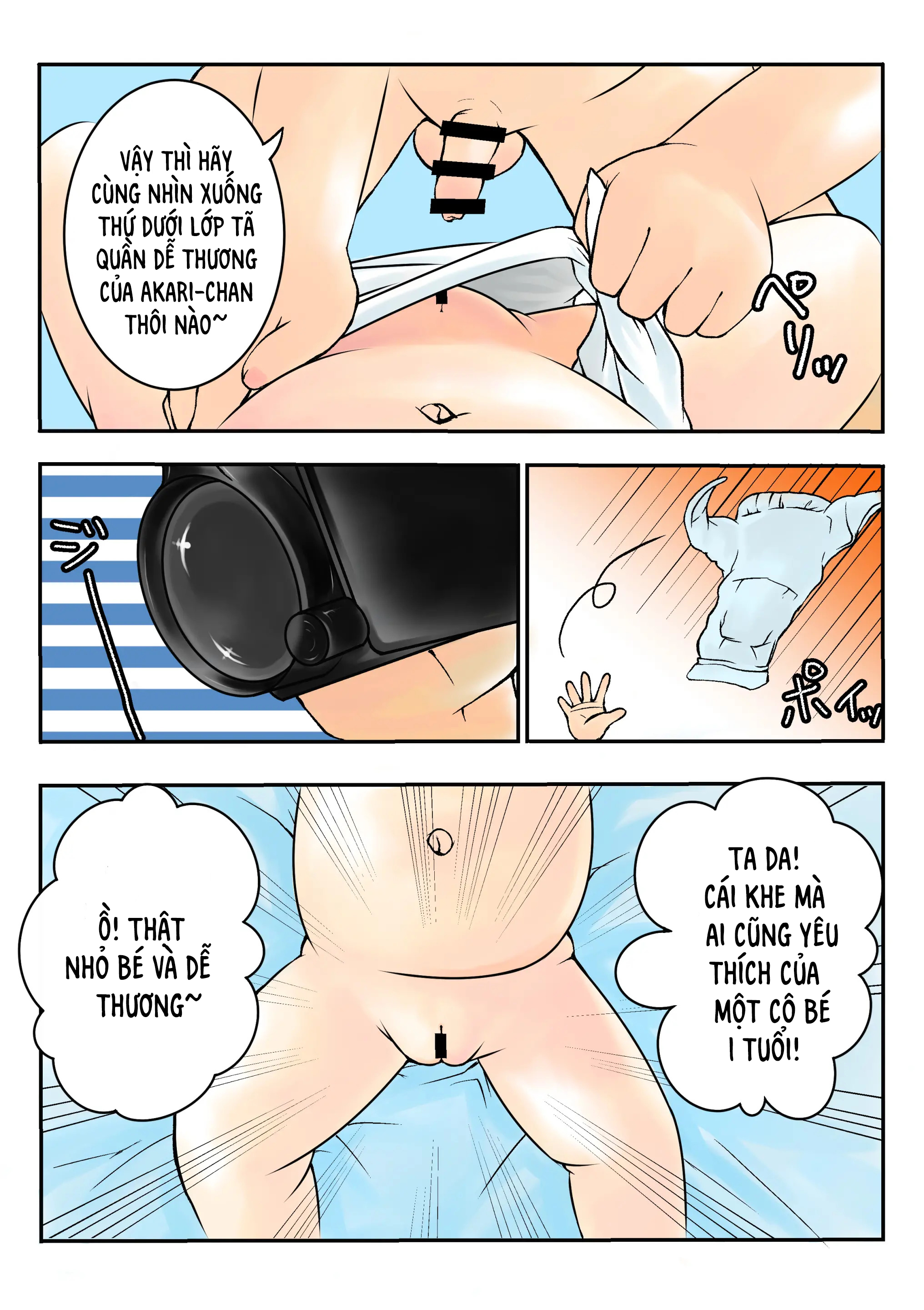 Đọc truyện hentai Sốc: Bé 3 Tuổi Phang Bé 1 Tuổi - Oneshot