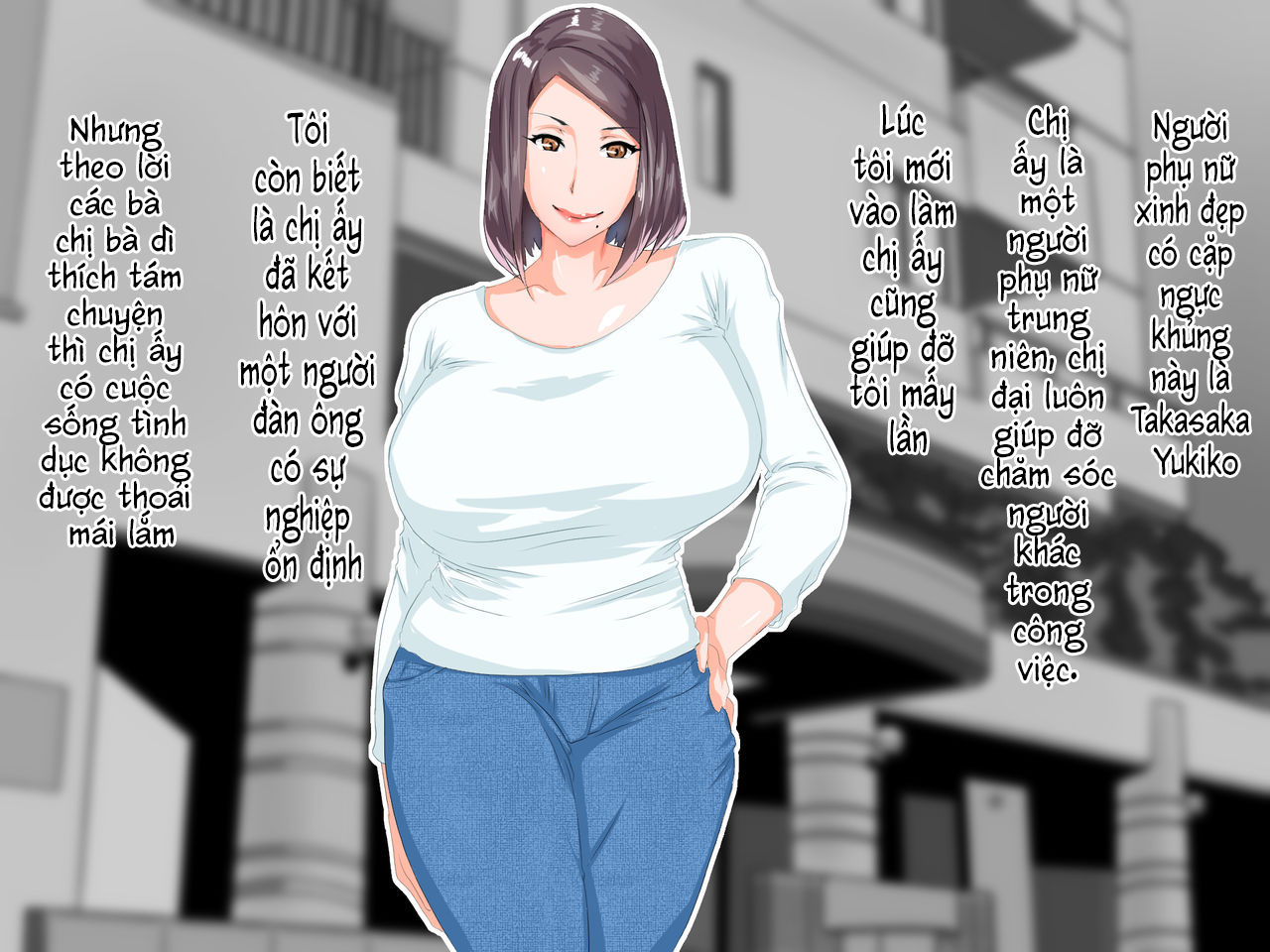 Đọc truyện hentai Yoru no Seikatsu de Mitasarenai Bakunyuu Hitozuma Oba-san to. - Chap 1