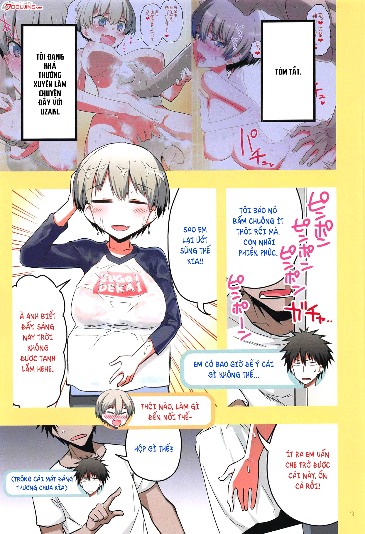 Đọc truyện hentai Uzaki-chan muốn làm tình - Oneshot