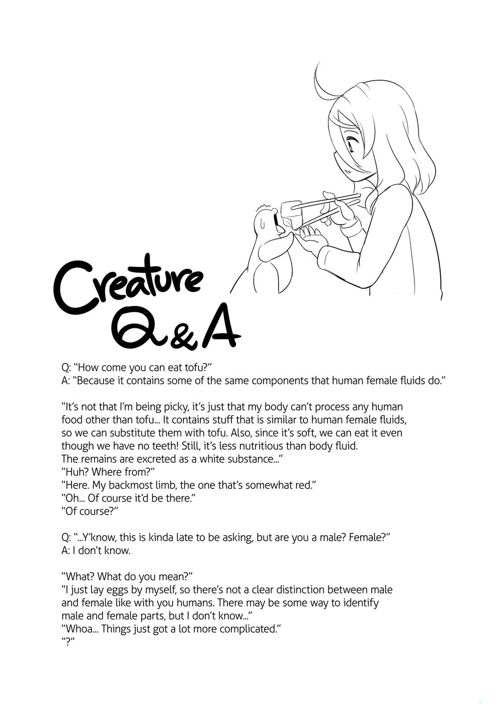 Đọc truyện hentai Sinh vật kỳ lạ và tôi - Oneshot