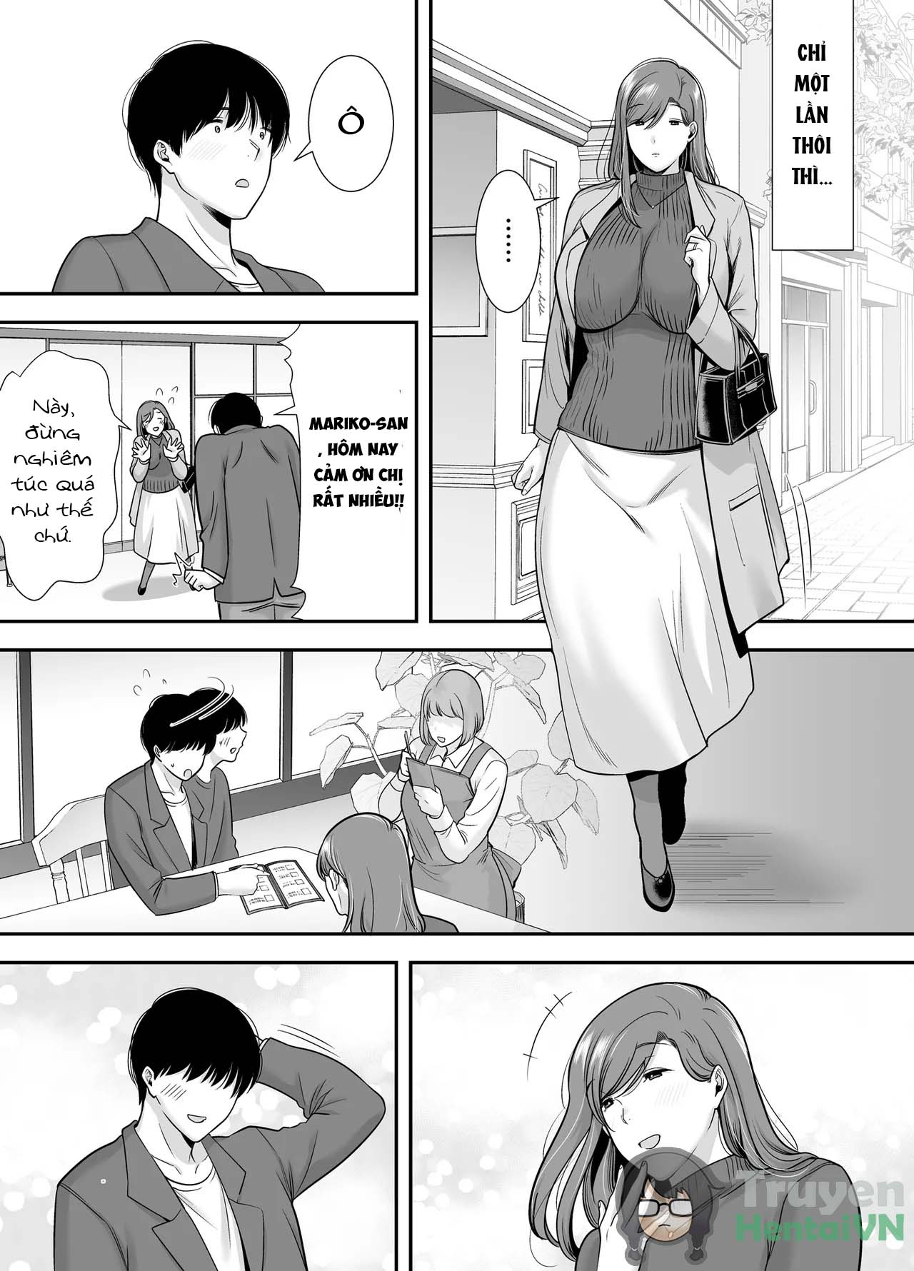 Đọc truyện hentai Mariko và tôi ~ Ngoại tình với một người phụ nữ đã có chồng ở công việc bán thời gian~ - Oneshot