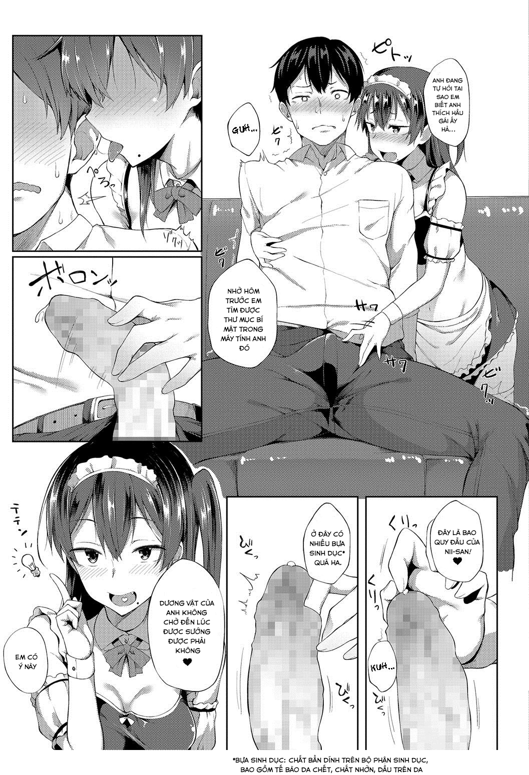 Đọc truyện hentai Em gái của tôi là hầu gái! - Oneshot