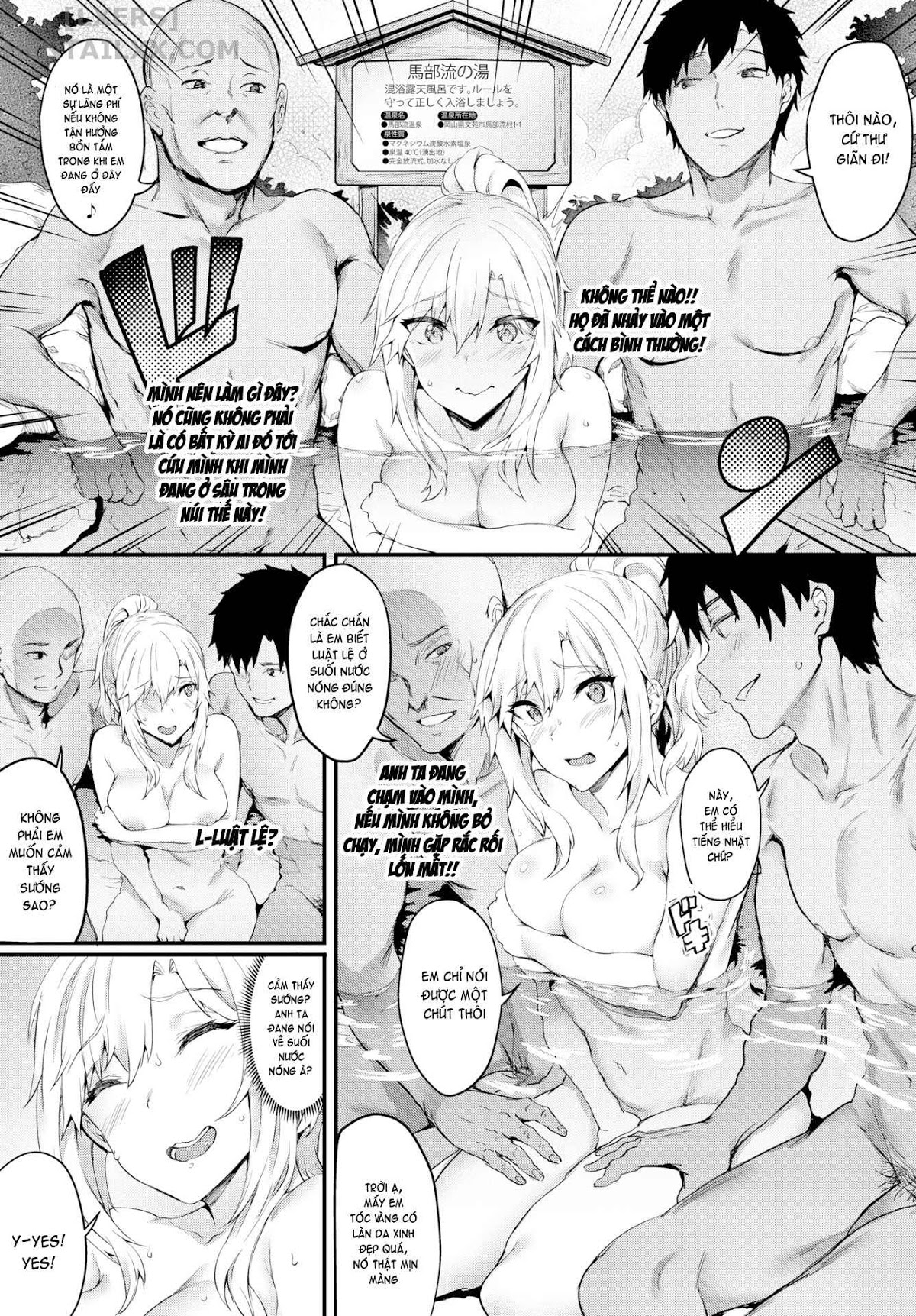 Đọc truyện hentai Onaho Bitch (Trọn bộ) - Chap 9: Secret Bath Customs