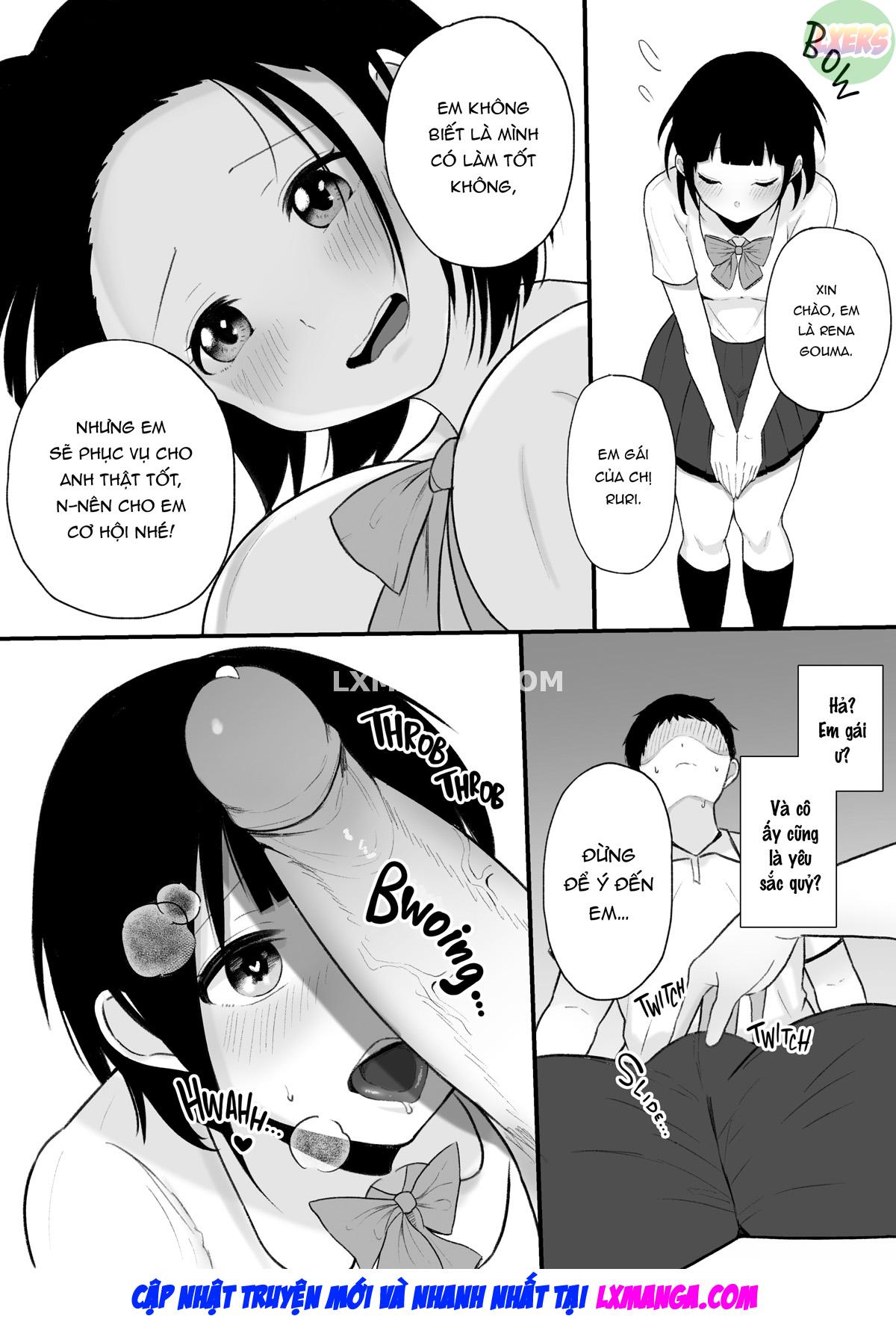 Đọc truyện hentai Hút chị em trong đêm nghiệp dư tạo ngọt ngào dịch vụ - Oneshot