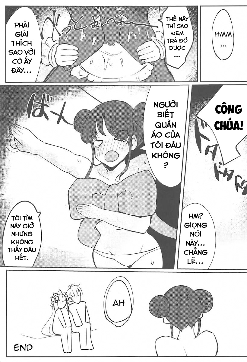 Đọc truyện hentai Tôi đã để Saren mặc trang phục hầu gái! (Princess Connect! Re:Dive) - Oneshot