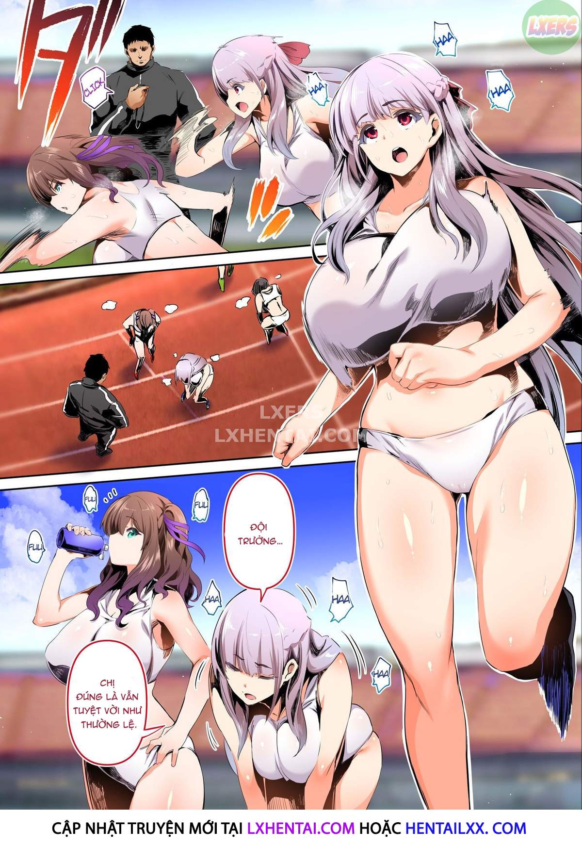 Đọc truyện hentai Rikujoubu Buchou To Fukubuchou Wa Ore No Nama Onaho!!! - Chap 1