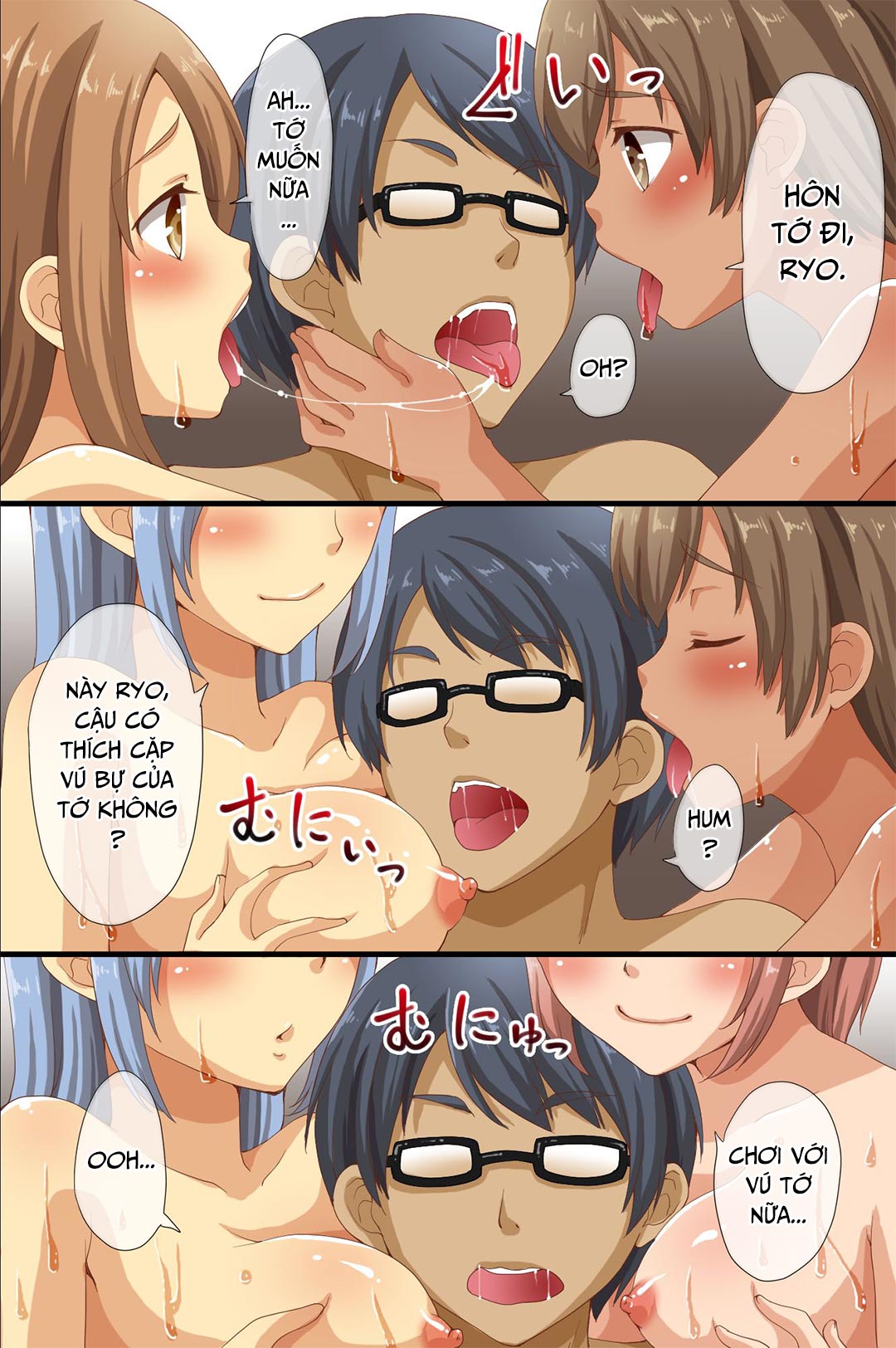 Đọc truyện hentai Thống trị cả ngôi trường - Mọi người đều bị thôi miên - Chap 1C