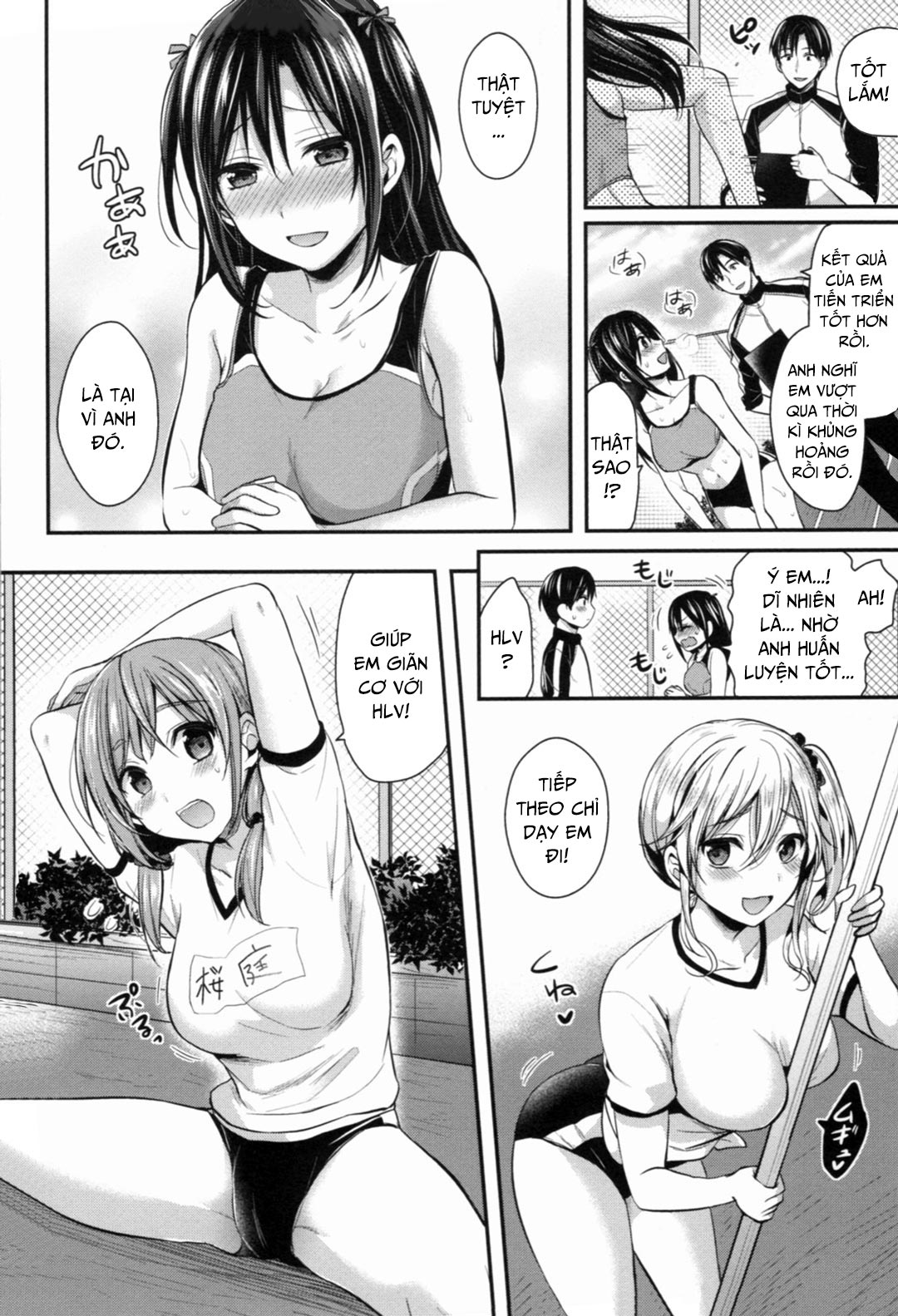 Đọc truyện hentai Joshi Rikujoubu Harem Training - Chap 6