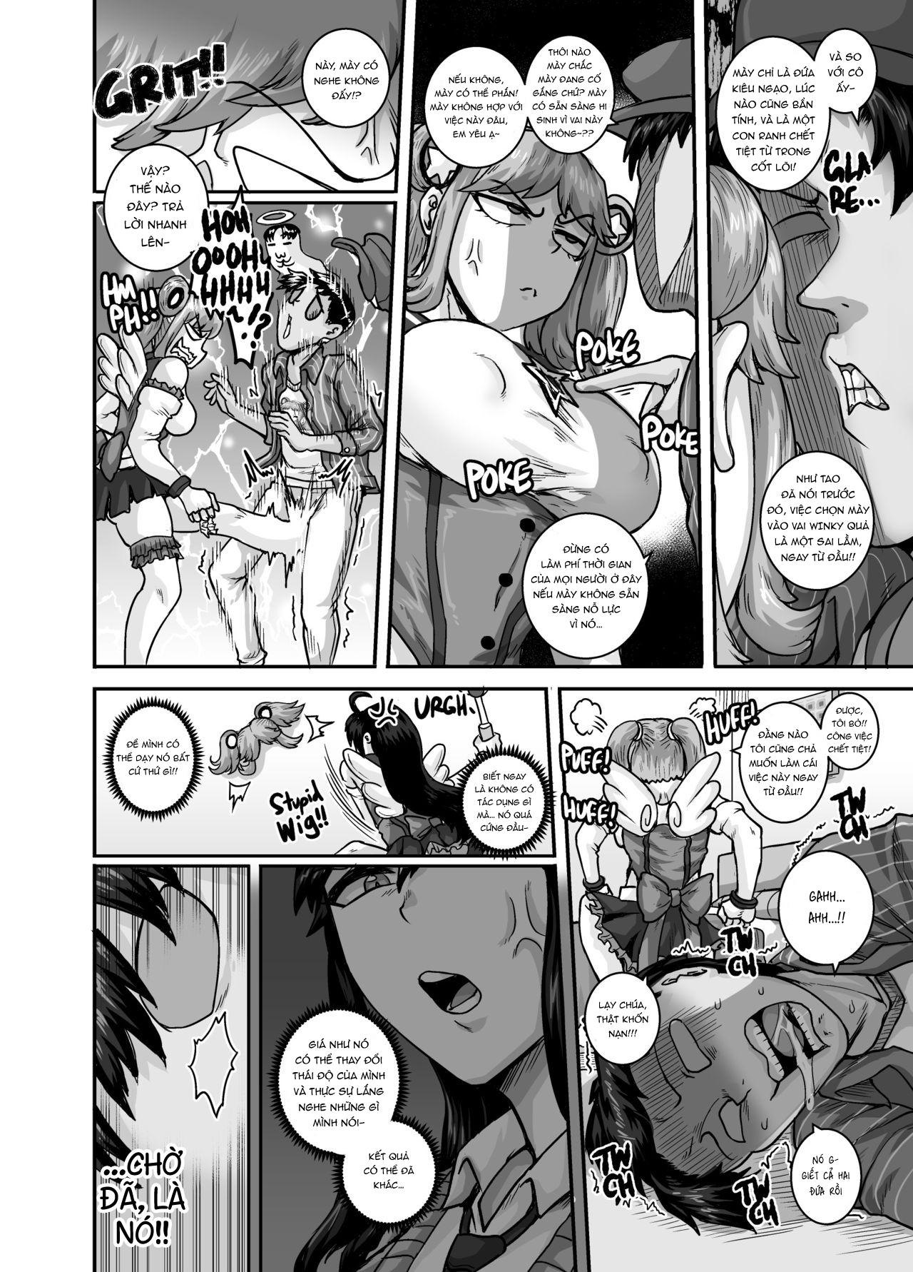 Đọc truyện hentai Dạy Dỗ Con Em Láo Lòn Bằng Con Cá Chà Bặc - Vol 2 - Chap 2 - Phang em gái phép thuật