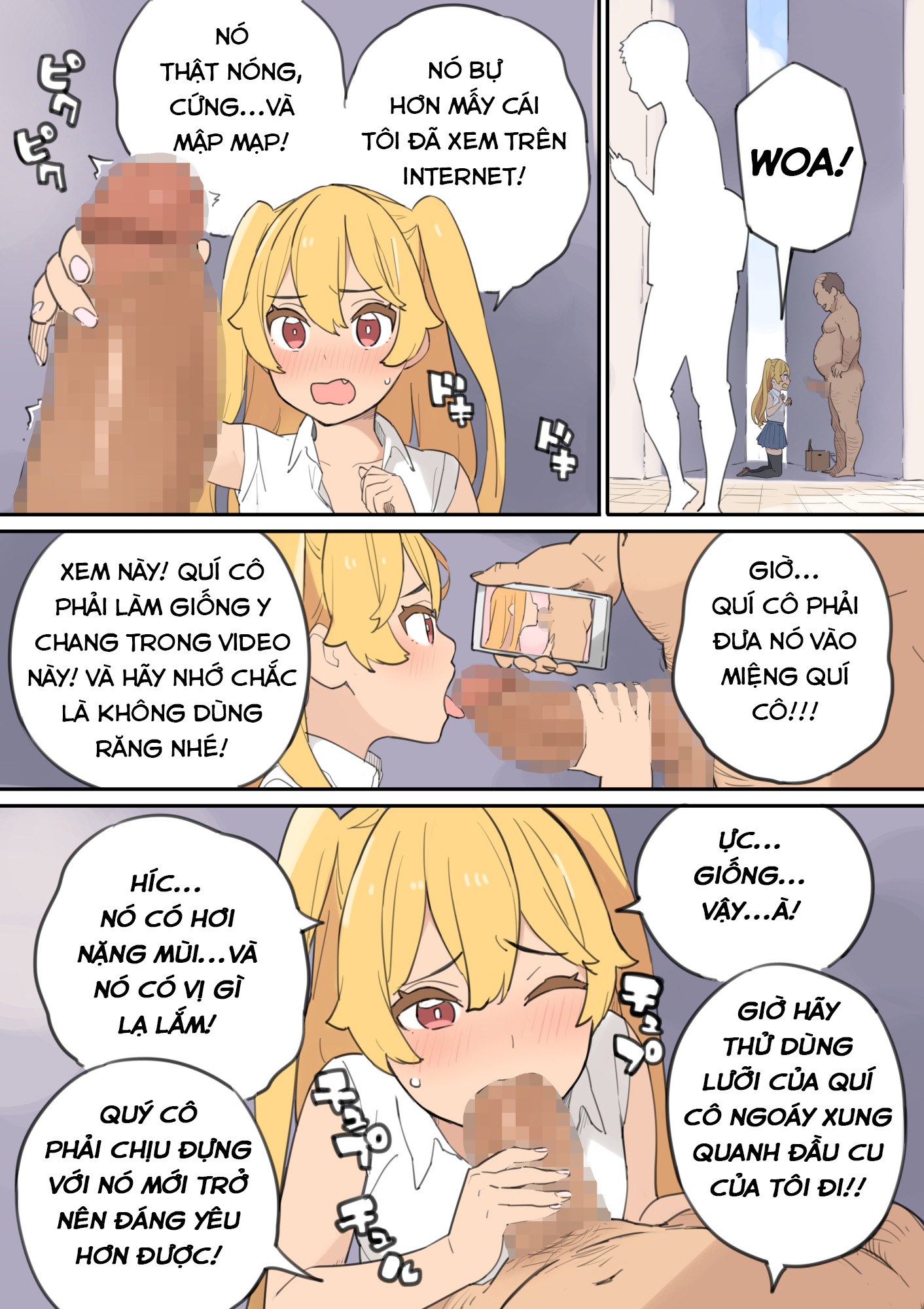 Đọc truyện hentai Chinpo Uri no Ossan - Oneshot