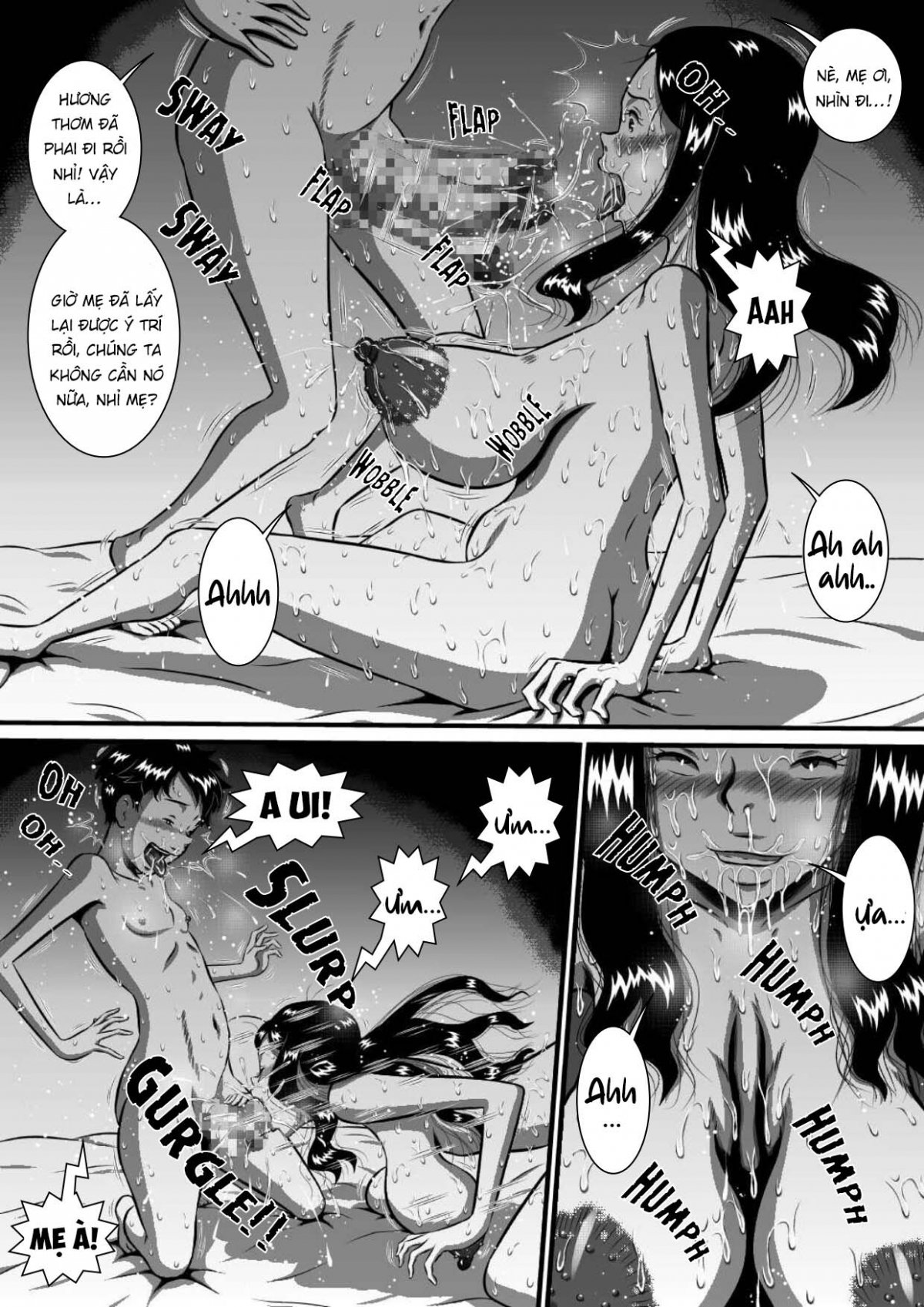 Đọc truyện hentai Chấn động! Con địt mẹ, bố địt em!! - Oneshot
