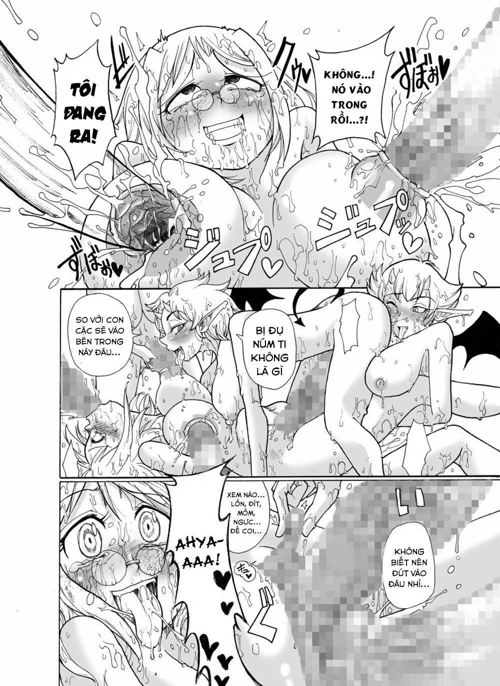Đọc truyện hentai Kankin Tairankou!! Succubus no Kan - Oneshot