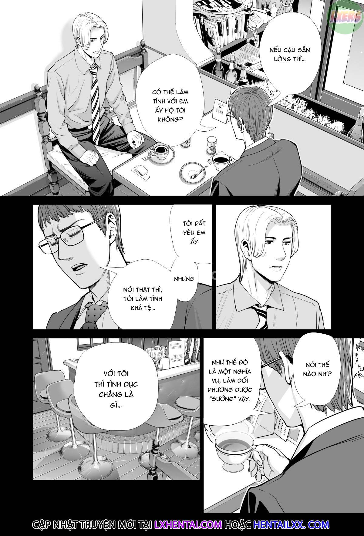 Đọc truyện hentai A Housewife Stolen By A Coworker Besides Her Blackout Drunk Husband - Chap 3 - [END]