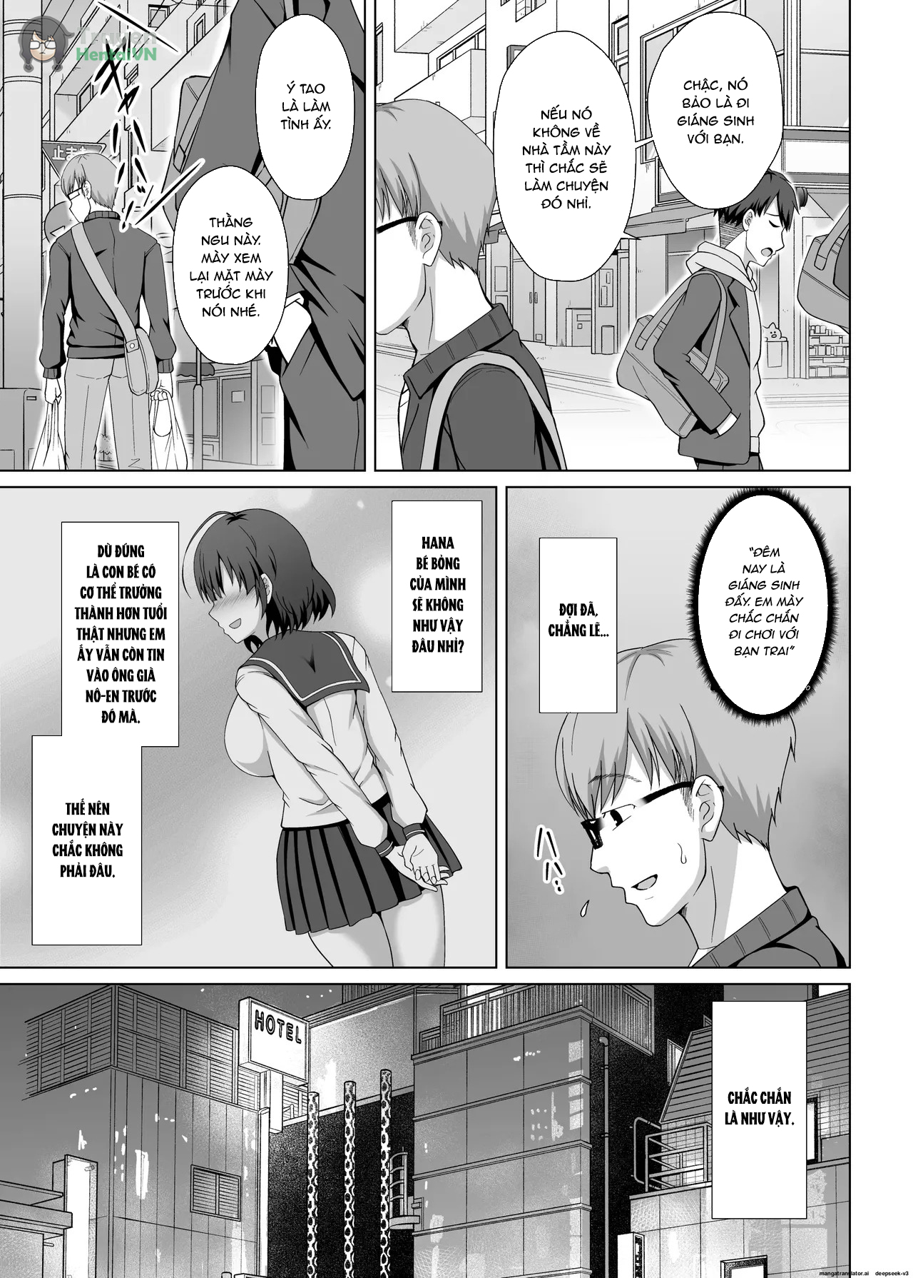 Đọc truyện hentai Imouto ga Asagaeri shita Christmas ~Teshio ni Kaketa Imouto wa Yarichin Kareshi ni Sei no Roku Jikan Kotteri Dakareteita~ - Oneshot