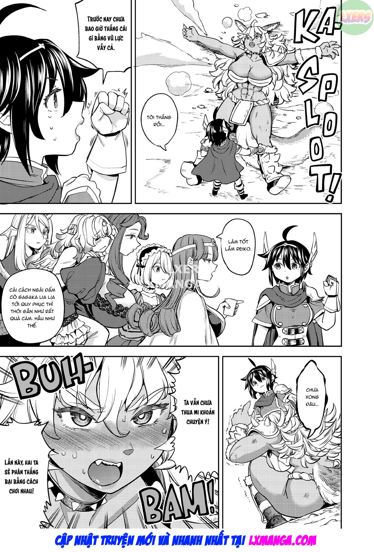 Đọc truyện hentai Tái sinh thành một nữ anh hùng có 5 người vợ quỷ - Chap 6