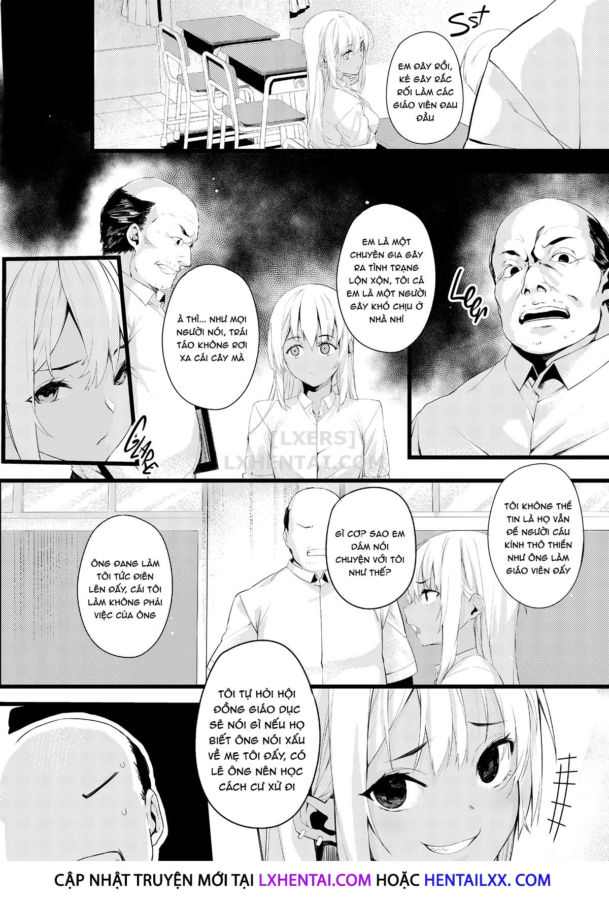 Đọc truyện hentai A Gyaru's Hypnosis Training From a Dirty Old Man - Oneshot
