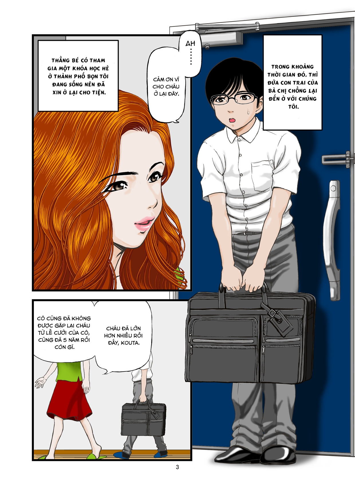 Đọc truyện hentai Tôi và thằng cháu đang trong mùa thi cử - Oneshot