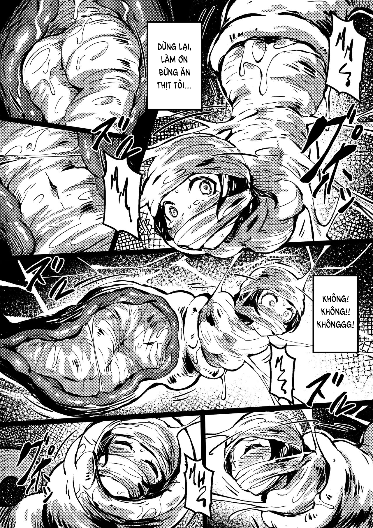 Đọc truyện hentai Hikari và nàng nhện. - Oneshot: Bẩn bựa và nhầy nhụa!