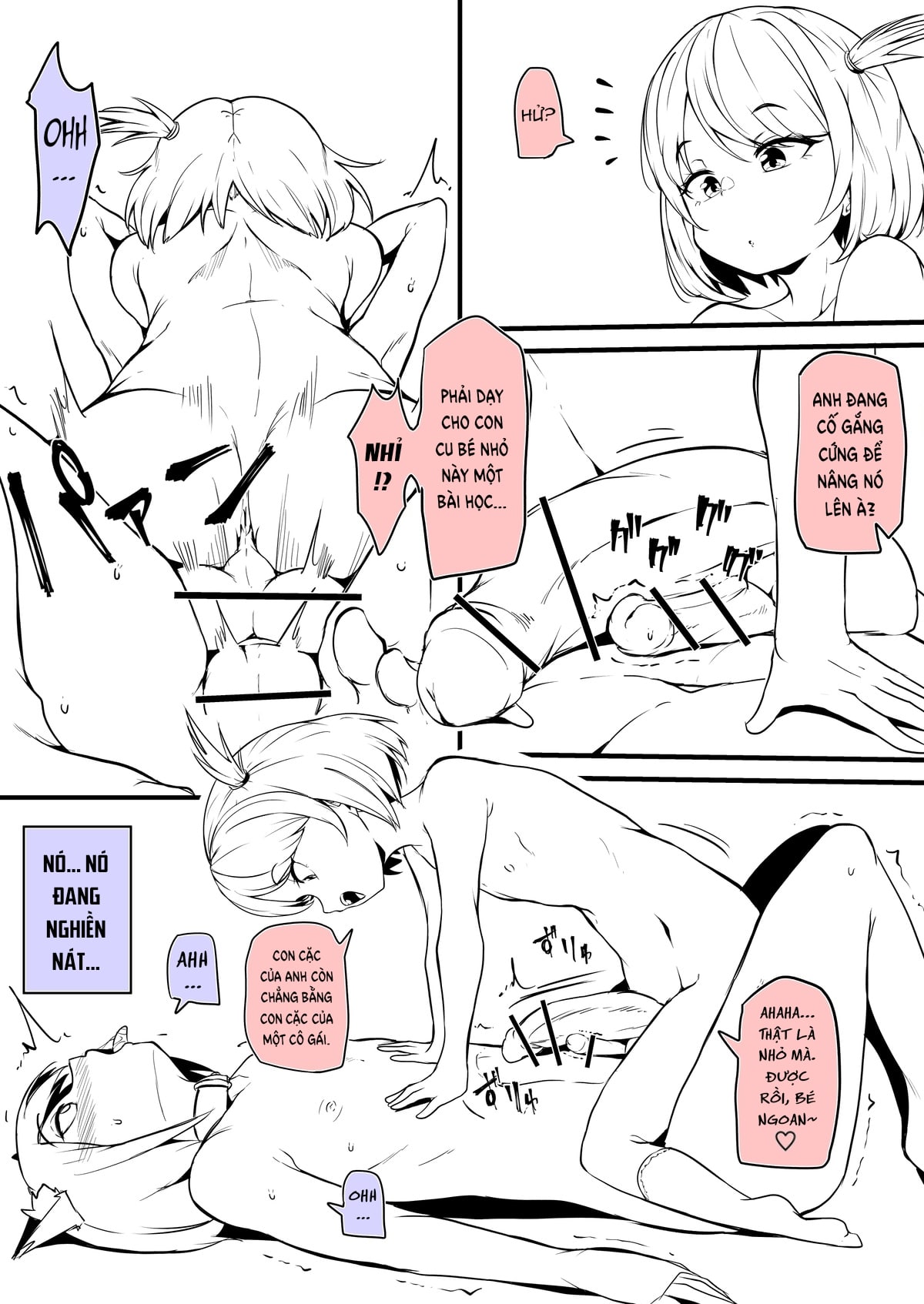 Đọc truyện hentai Cậu bé được em gái của bạn huấn luyện - Oneshot