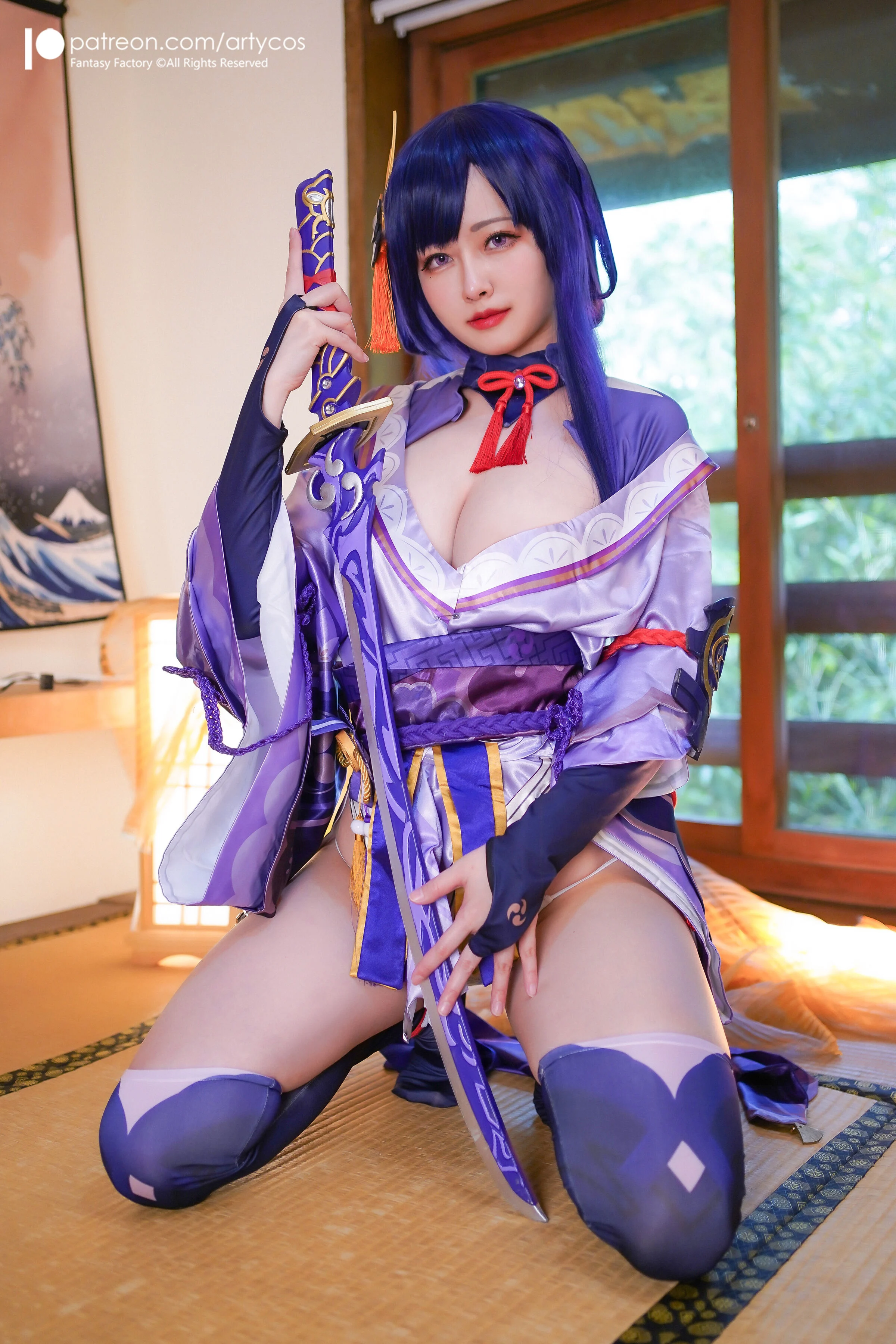 Đọc truyện hentai Tuyển tập Albums siêu phẩm Cosplay - Chap 296 - Arty Huang - Genshin Raiden Ei
