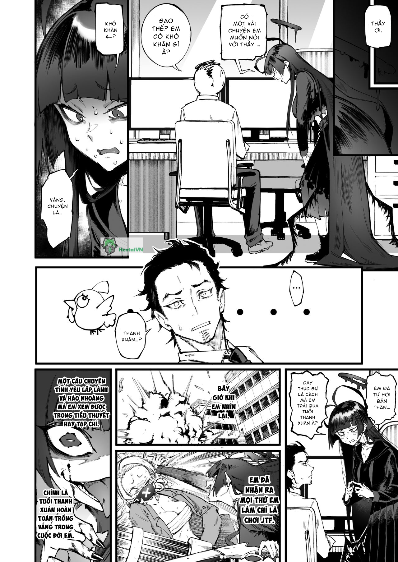 Đọc truyện hentai Tsurugi datte Seishun shitai | Even Tsurugi wants to experience youth - Oneshot