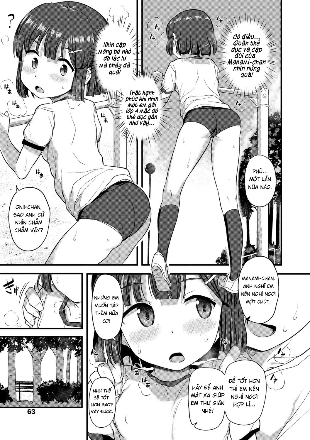 Đọc truyện hentai Buổi tập xà của Manami-chan. - Oneshot