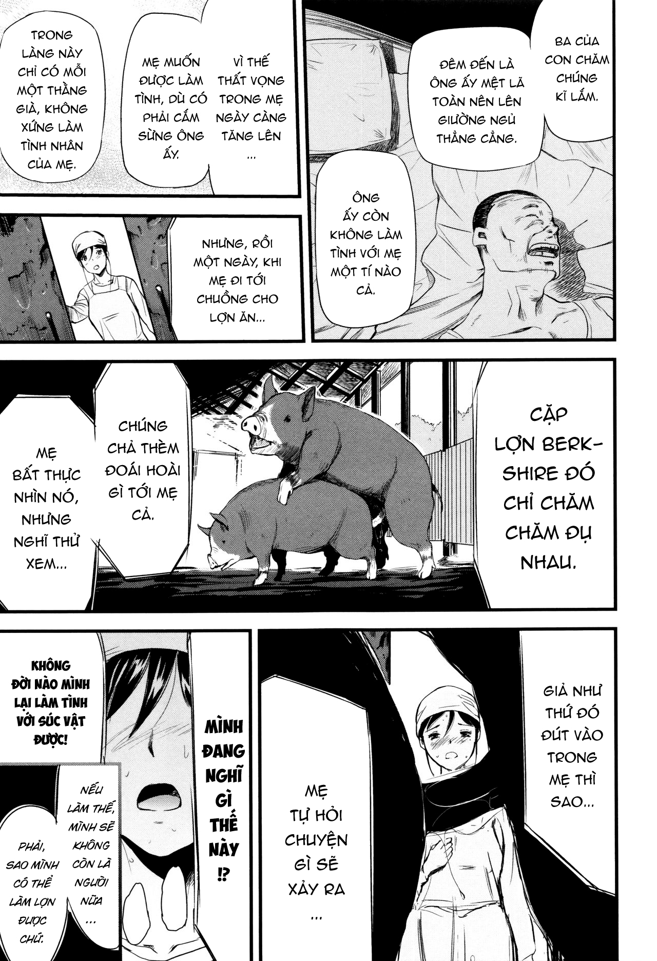 Đọc truyện hentai Mẹ con nhà lợn - Oneshot