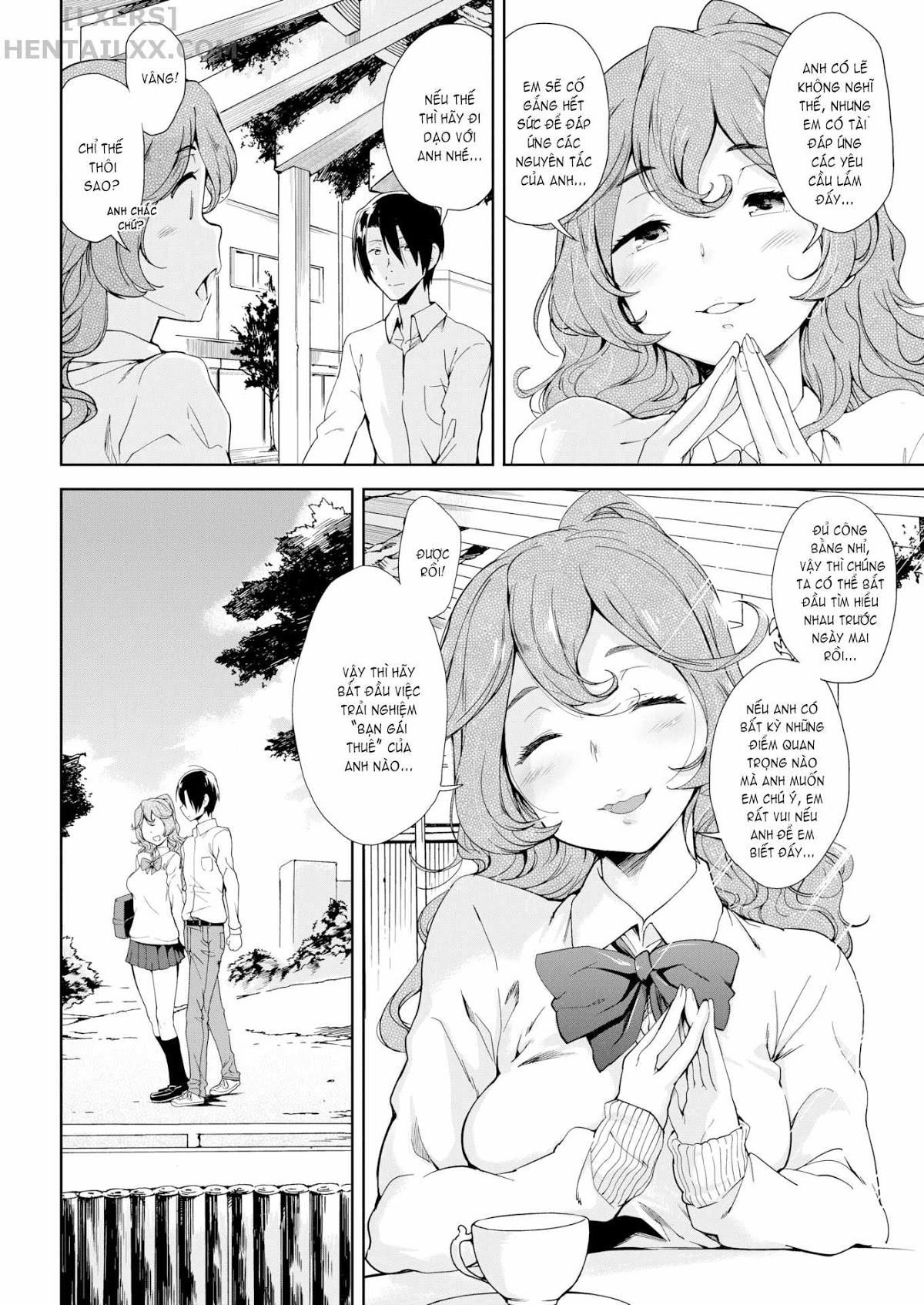 Đọc truyện hentai Mienai Tokoro De - Chap 6: Sudden Girlfriend