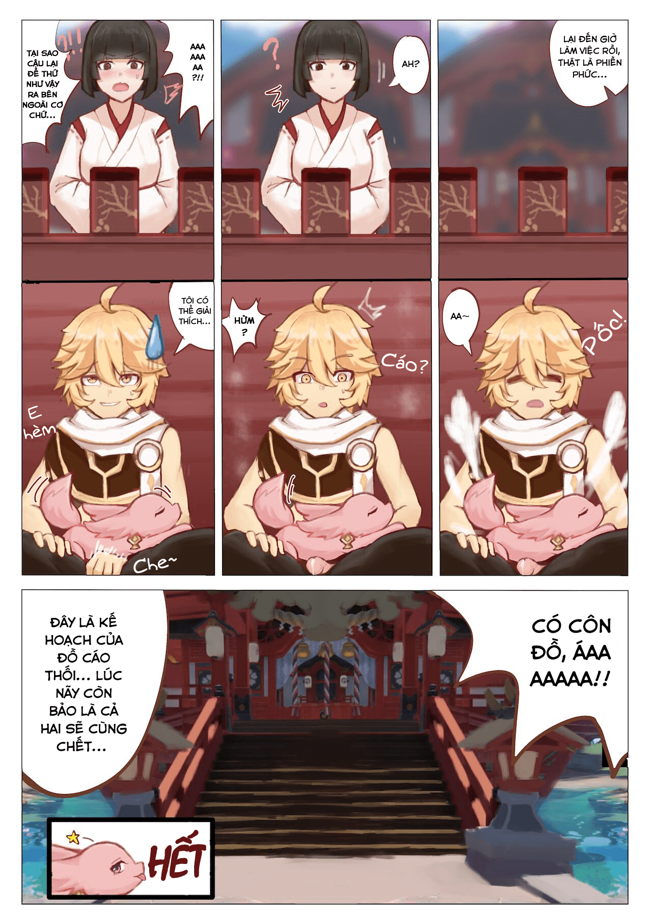 Đọc truyện hentai Dịch vụ đặc biệt của Yae Miko - ONESHOT