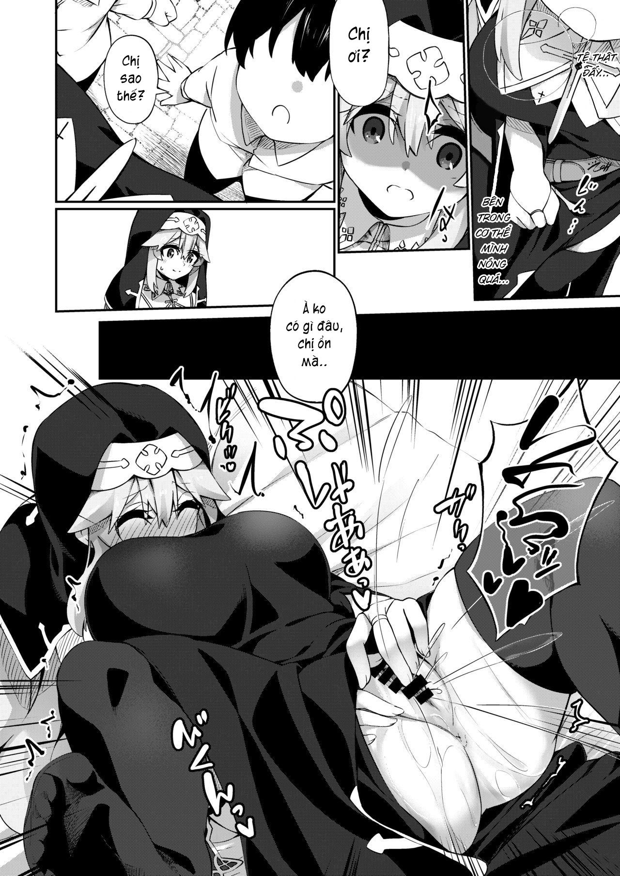 Đọc truyện hentai TS Sister, Kodomo no Tame ni Ganbarimasu ♀!! - Chap 1: Khởi đầu làm gái.