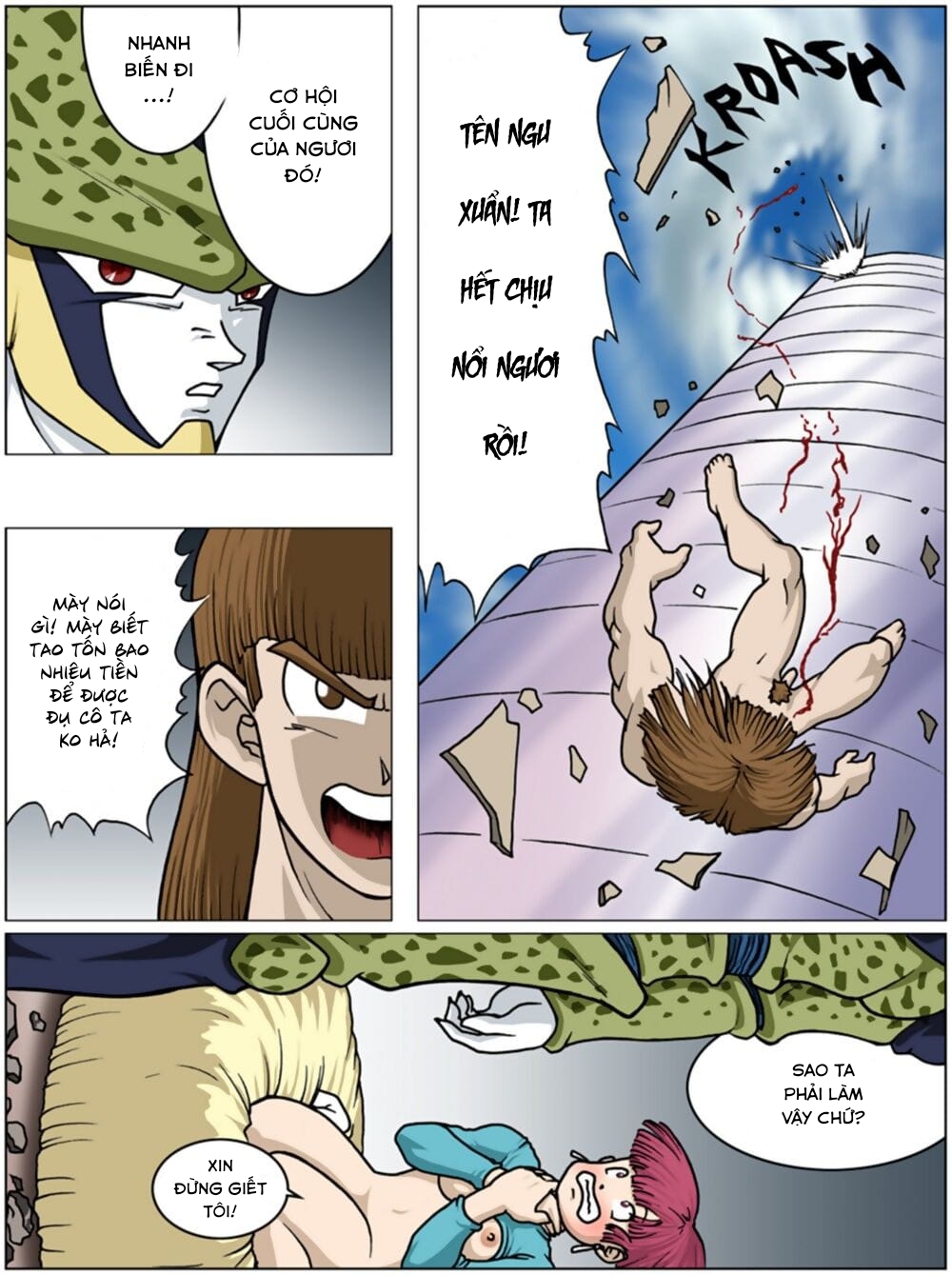 Đọc truyện hentai Giờ mới biết trước ngày đánh với cell goku luyện tập thế nào - Chap 1