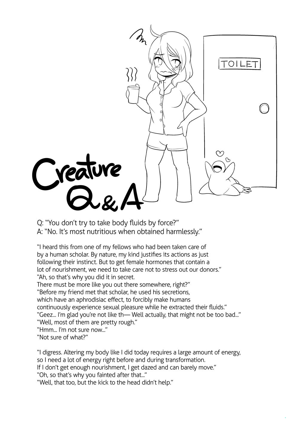 Đọc truyện hentai Sinh vật kỳ lạ và tôi - Oneshot