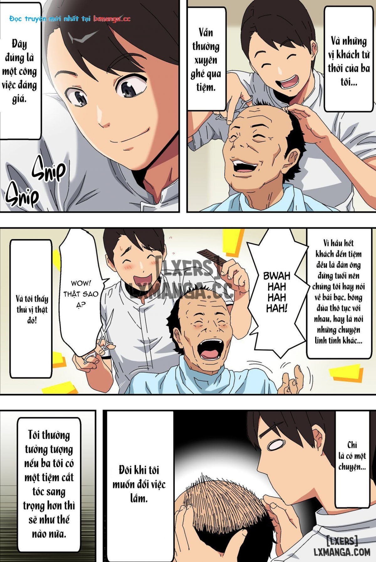 Đọc truyện hentai Barber Shop Fuck - Oneshot