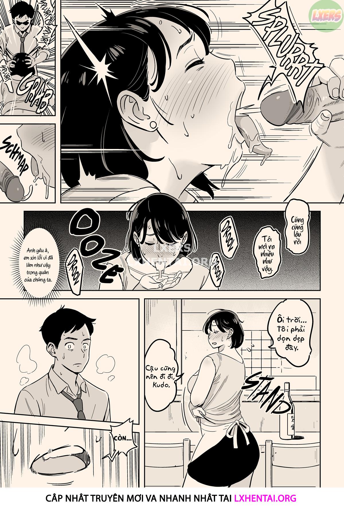 Đọc truyện hentai Karada Mo Oishii Shokudou No Keitai Houman Zuma - Oneshot