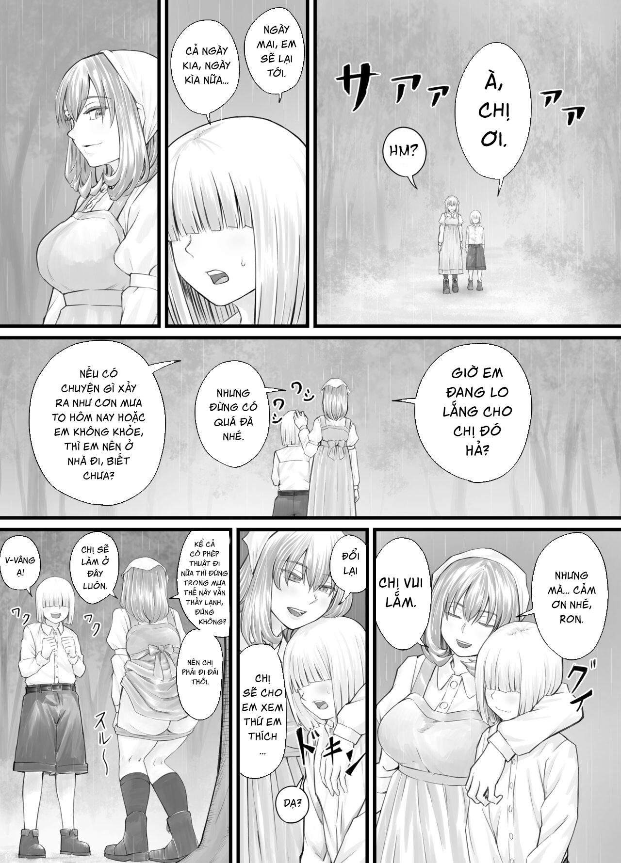 Đọc truyện hentai Manga nơi bạn có thể nhìn thấy cảnh mình tè lên chị gái mình - Chap 3 + 4 + 5