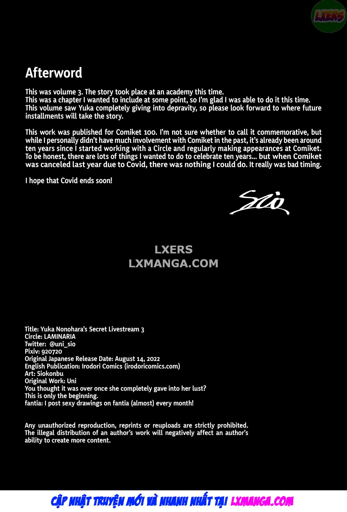 Đọc truyện hentai Nonohara Yuzuka No Himitsu No Haishin - Chap 3