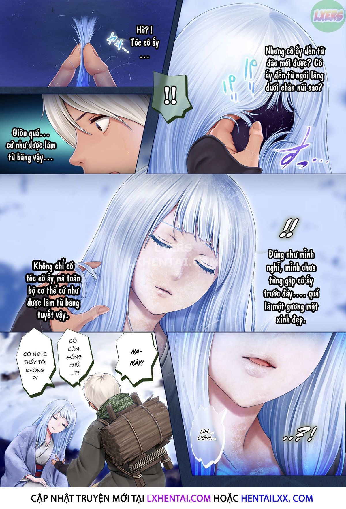 Đọc truyện hentai Setsu, The Yuki-Onna Of The Night ~Warm Her Up Lest She Freeze~ - Oneshot
